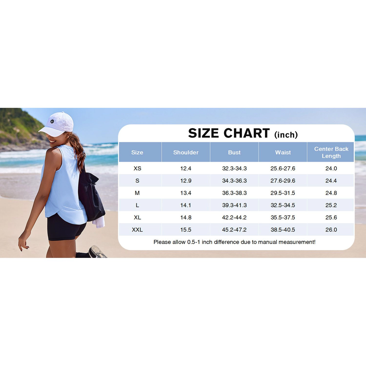 Pinspark Women's Sleeveless Workout Tank Top