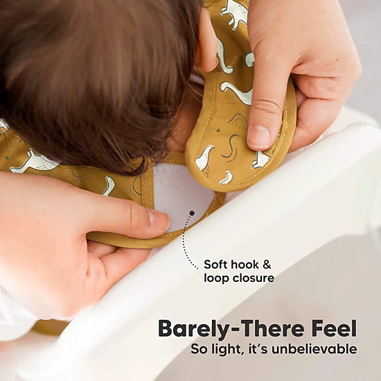 KeaBabies 3-Pack Presto Waterproof Bibs