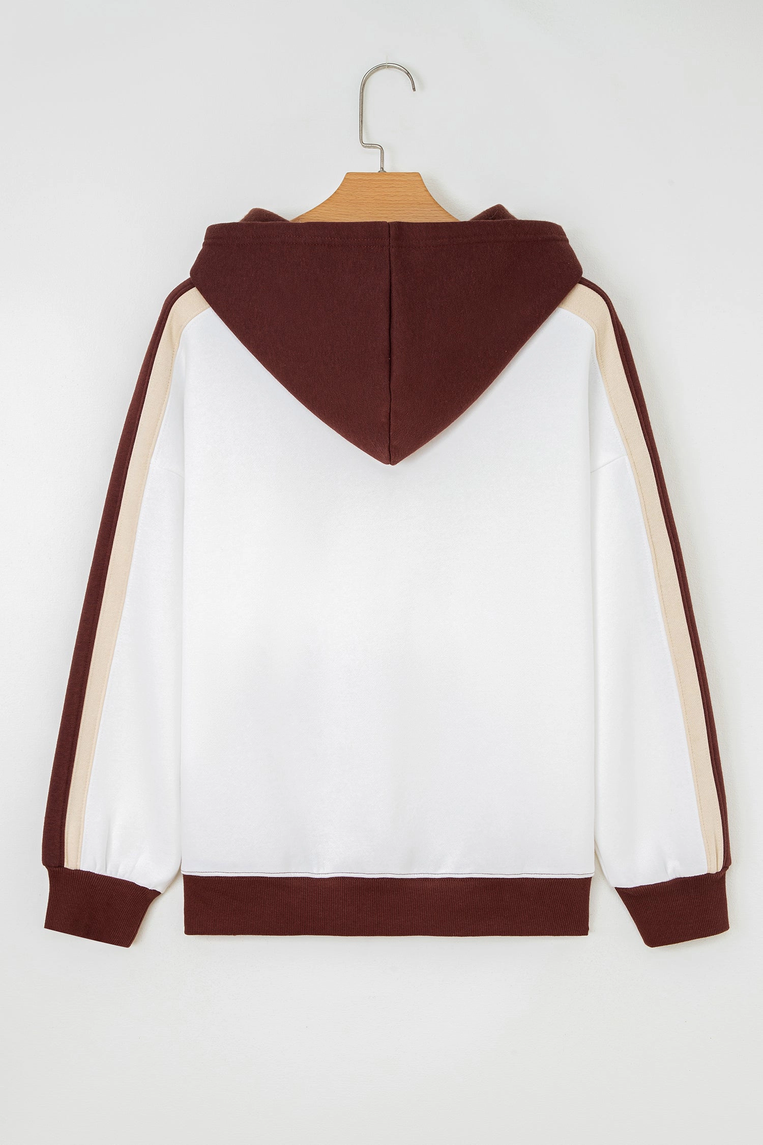 Threaded Pear Women's Ariyah Patchwork athleisure Hooded Sweatshirt