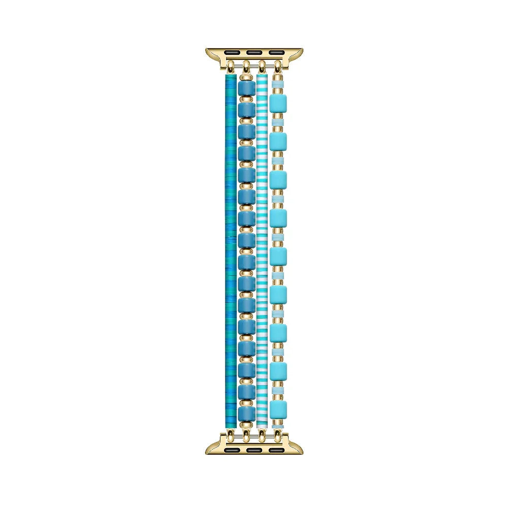 Posh Tech Womens Emily Beaded Band for Apple Watch