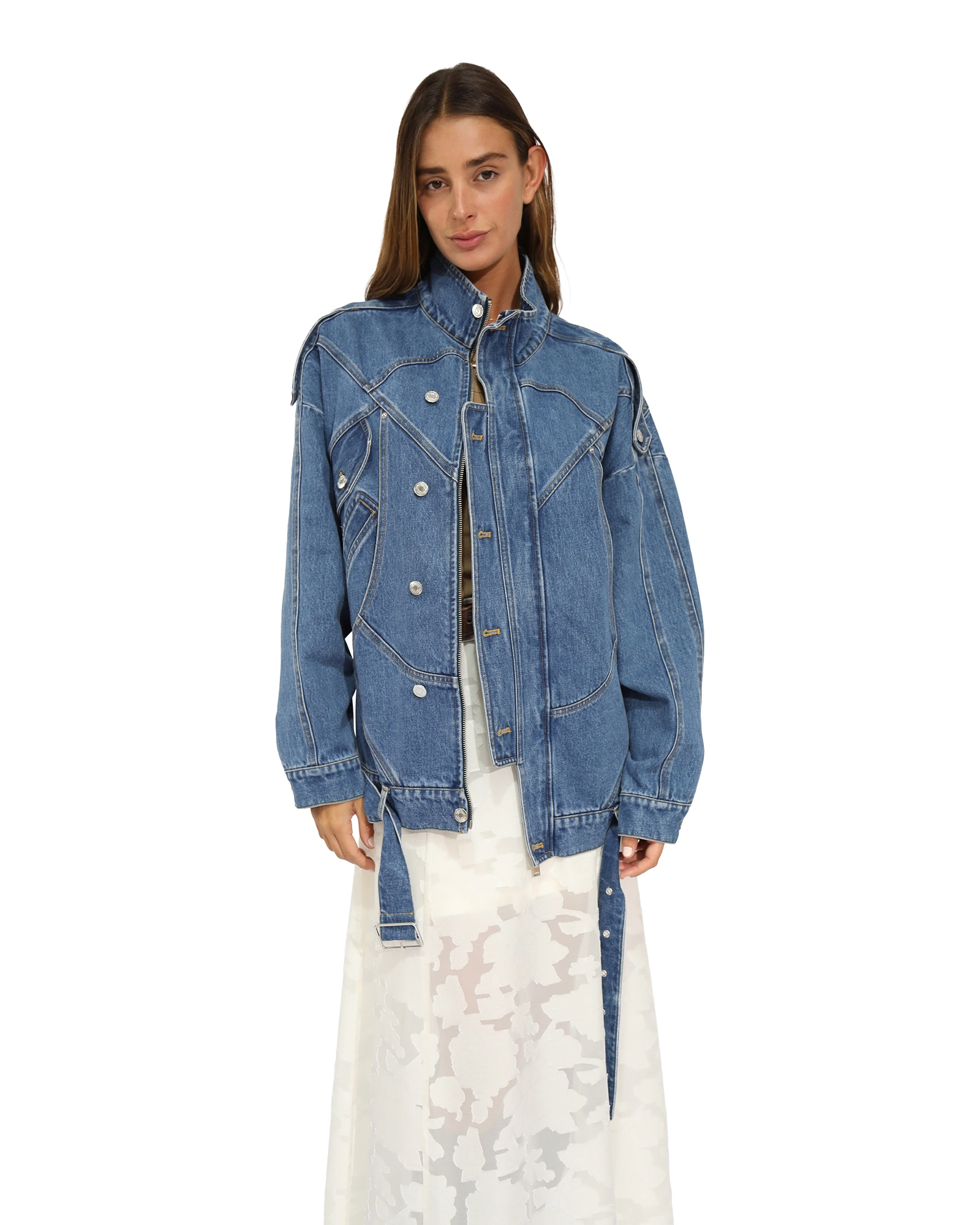 Belle & Bloom Downtown Denim Oversized Jacket