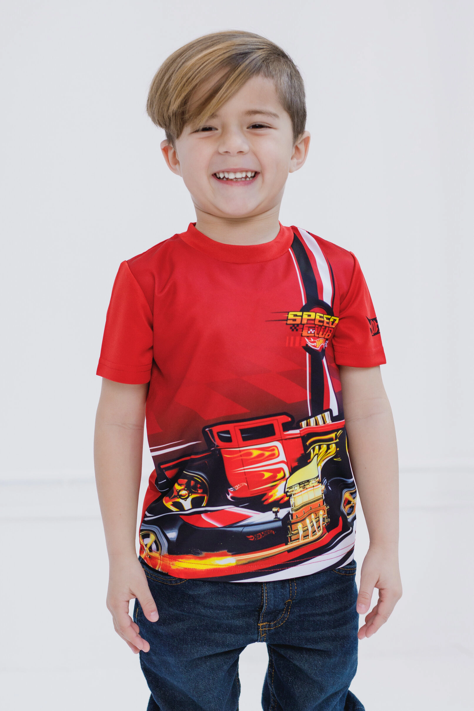 Hot Wheels Boys' 2-Pack Athletic T-Shirts