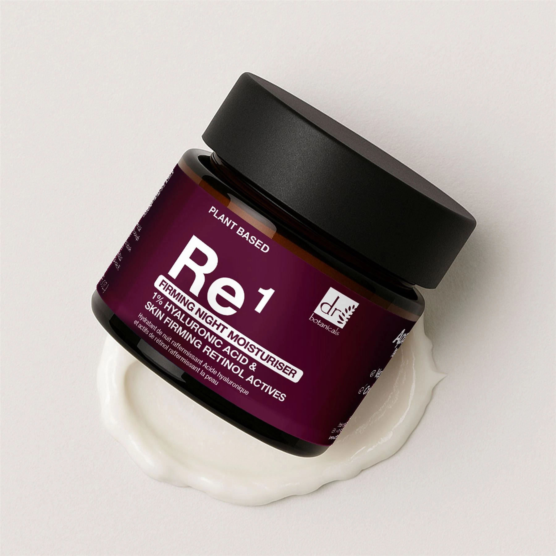 Dr. Botanicals Firming Night Moisturiser with Retinol and 1% Hyaluronic Acid, Vitamin E, 60ml