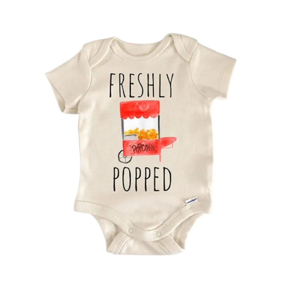 NOFO VIBES Unisex Popcorn Movie Tv Newborn Baby Bodysuit