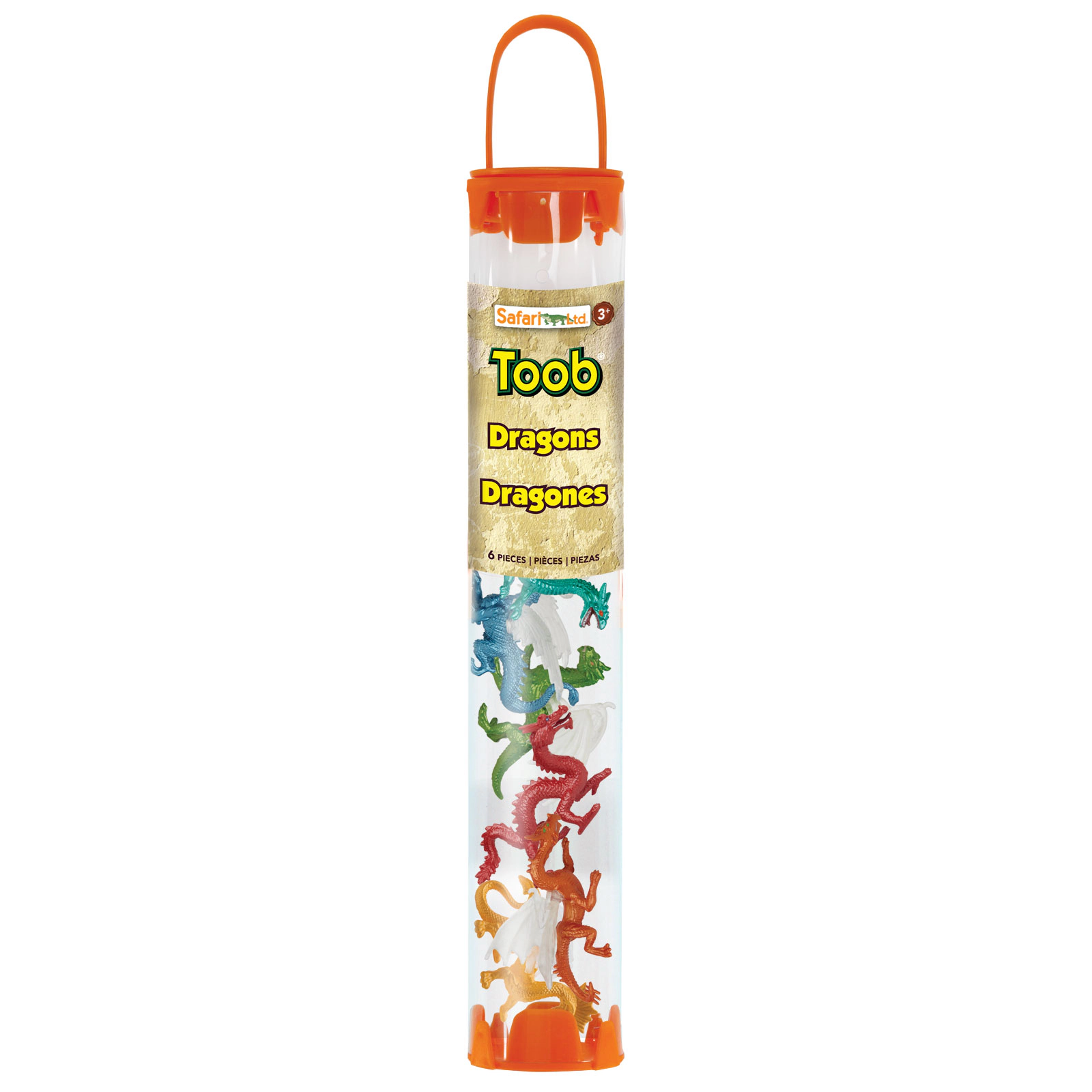 Safari Ltd. - Dragons Designer TOOB - contains 6 Mini Figurines