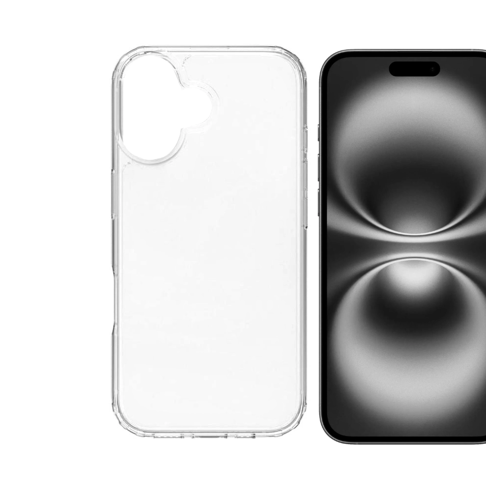 Qixxronics for iPhone 17 Clear Case Shockproof Phone Case for iPhone 17 Clear Mobile Cover