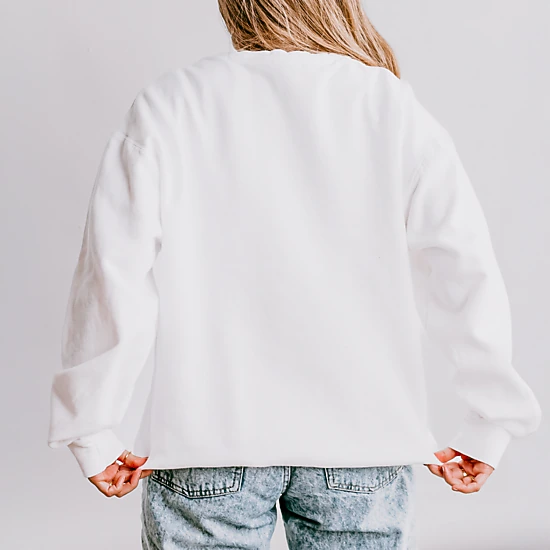 Simply Sage Market - Women's Lightweight Garment Dyed Sweatshirt - Spooky Mama Monster Club