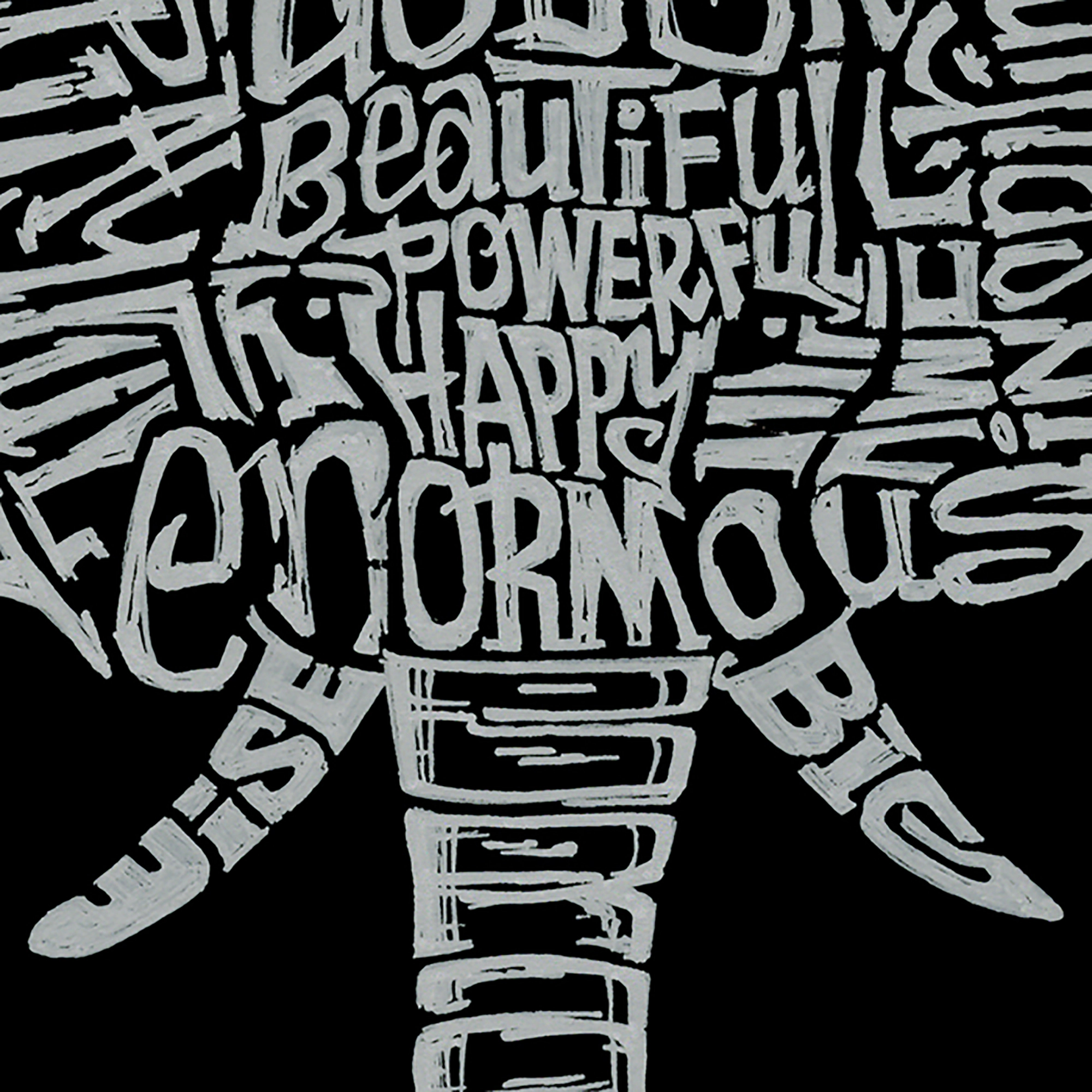LA Pop Art John 3:16 - Men's Word Crewneck Sweatshirt