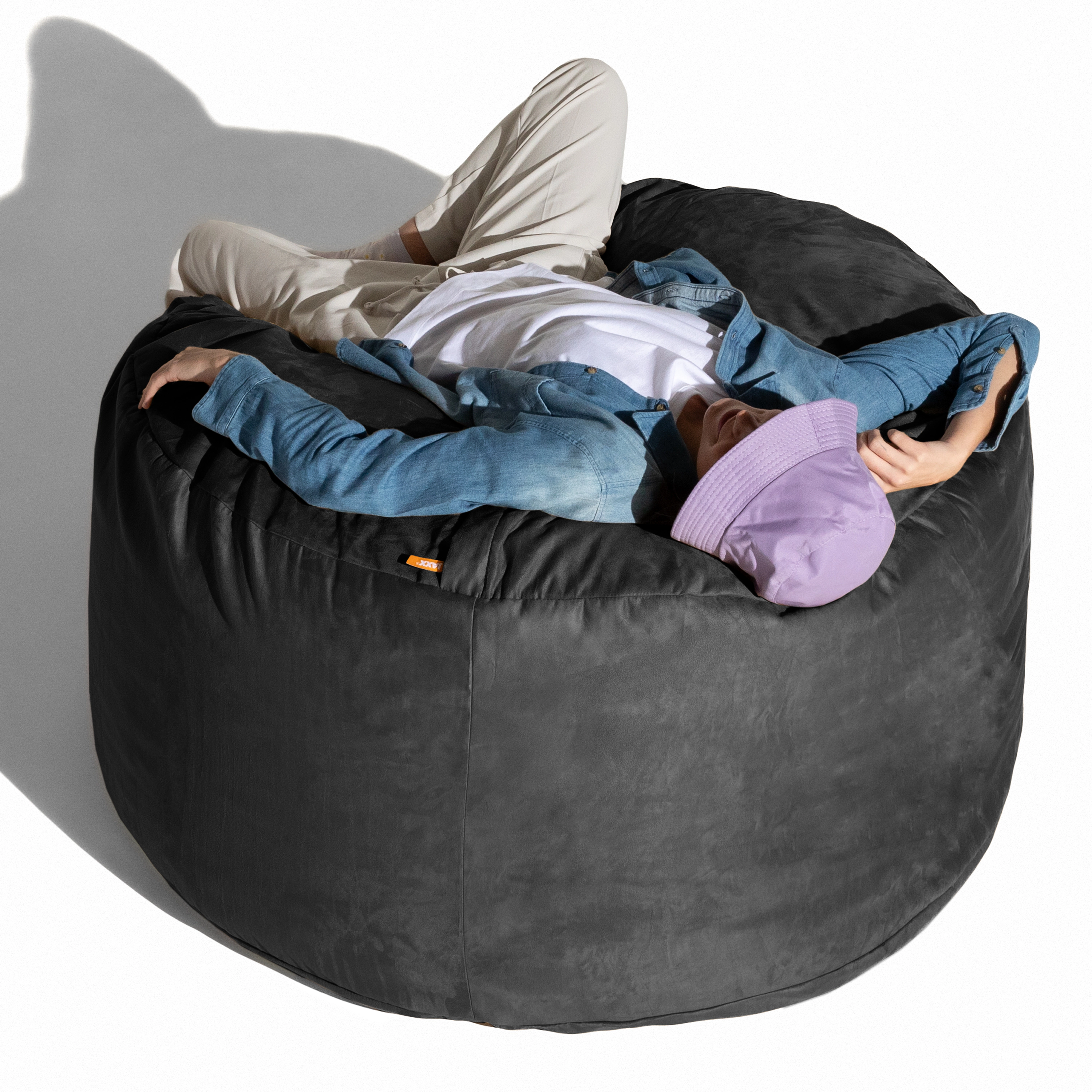 Jaxx 4 ft Round Bean Bag Chair for Adults