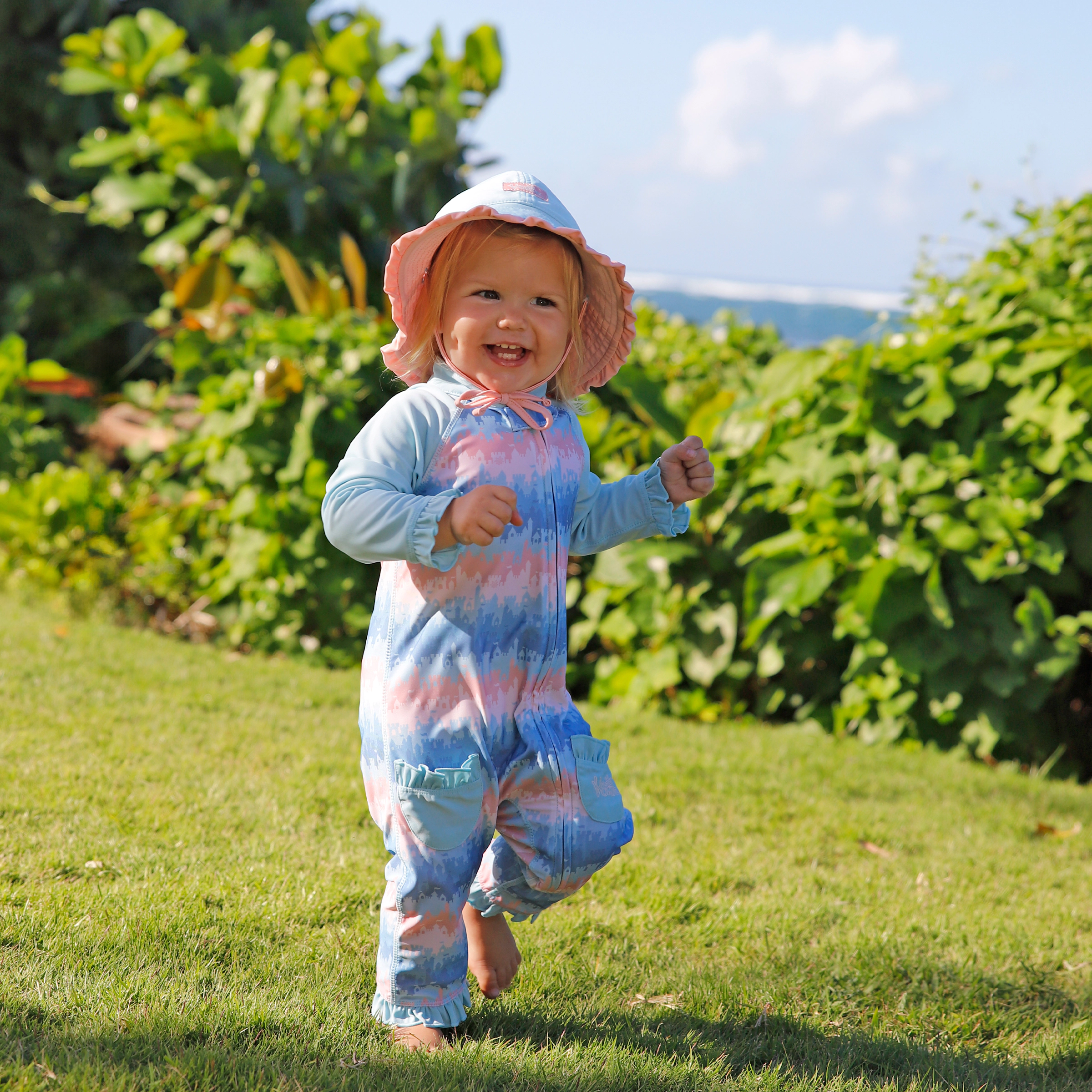 UV Skinz Baby Girl's Reversible Sun Hat