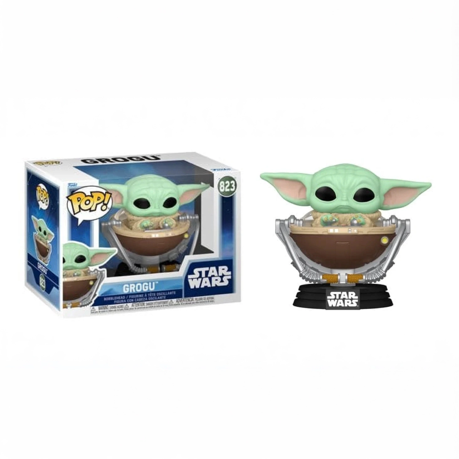Funko Pop! Star Wars, The Mandalorian: Grogu in Pram #823