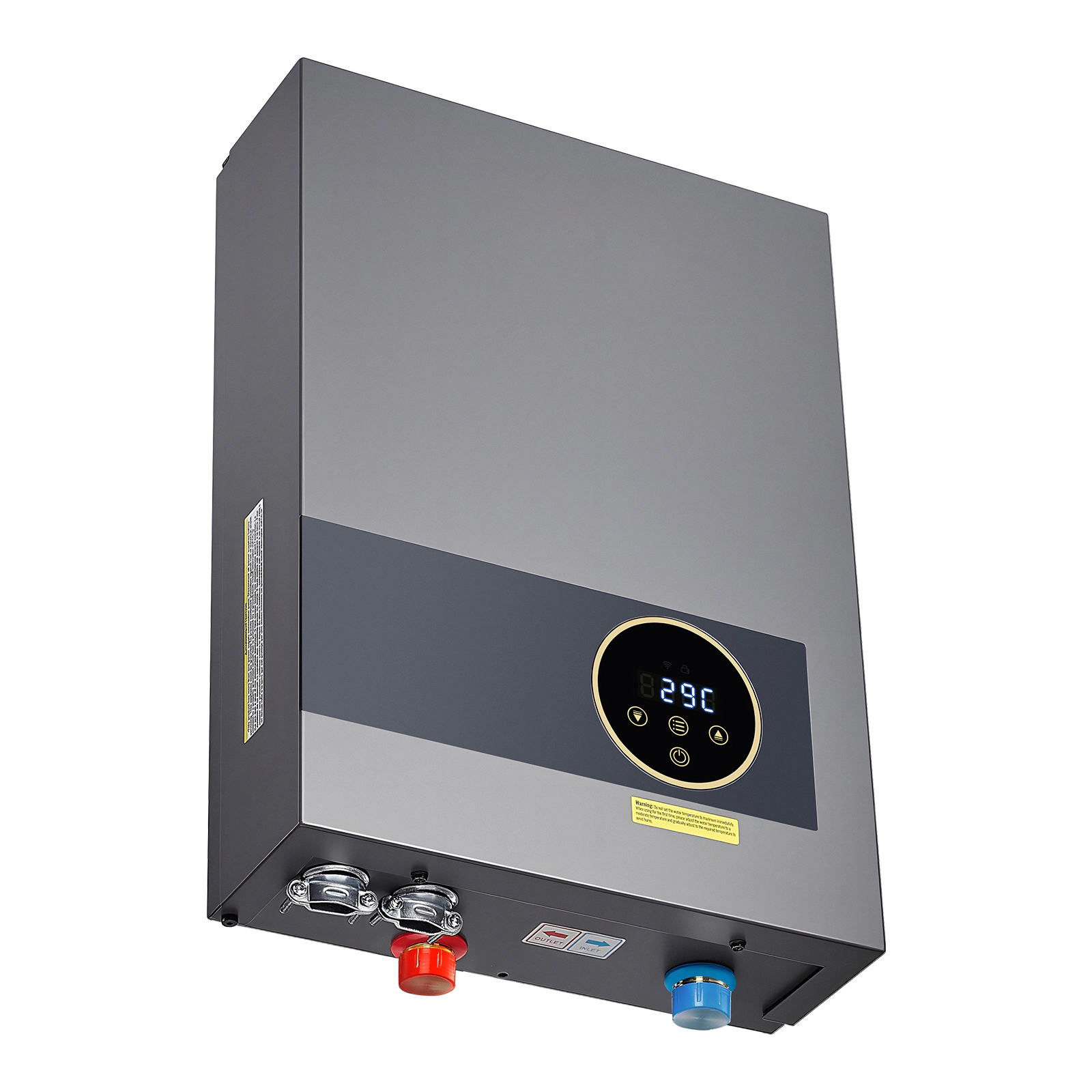 HONGGE Tankless Electric Water Heater Instant Hot Water Heater Under Sink On Demand for Bathroom Kitchen Office with