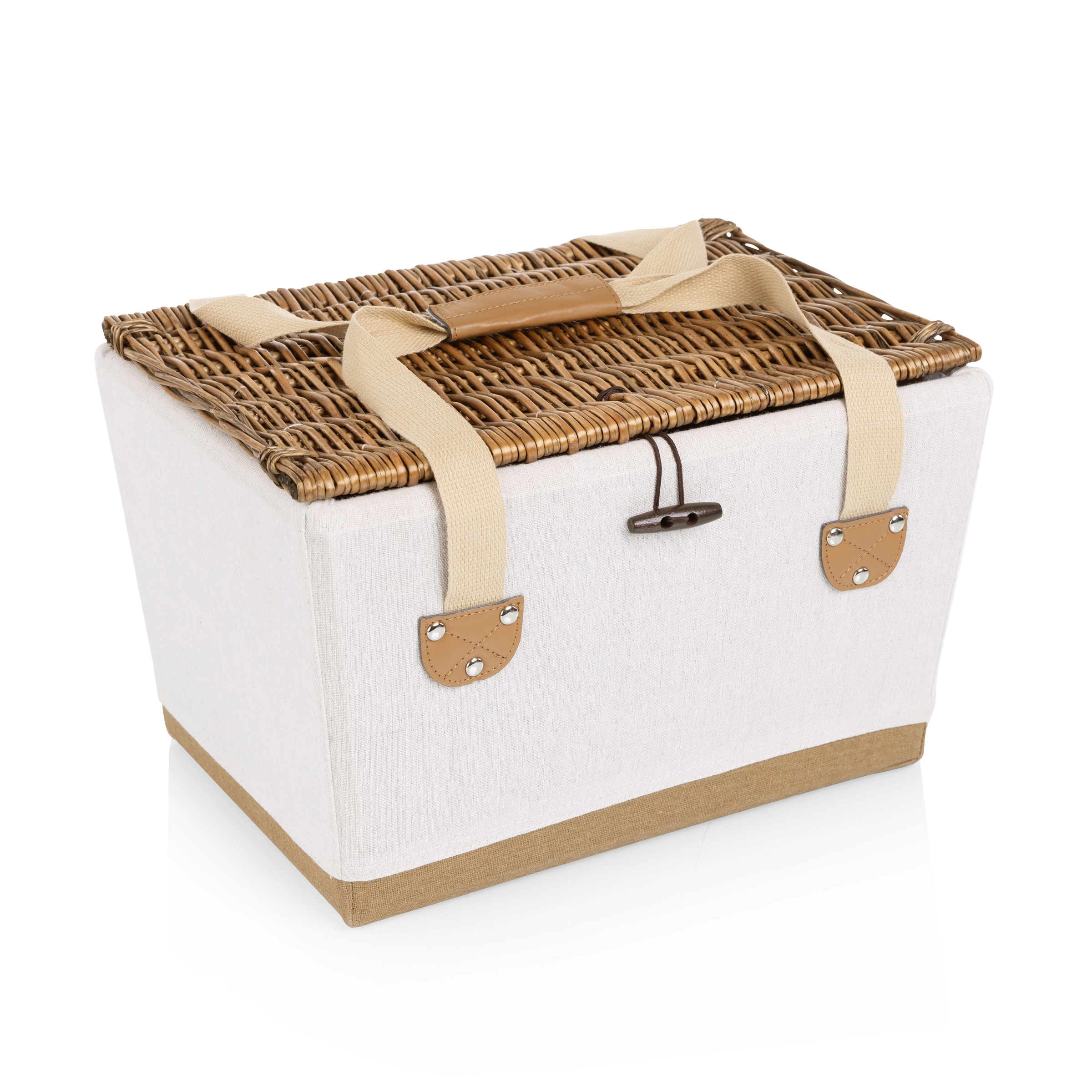 PICNIC TIME Lemongrove Picnic Basket for 2