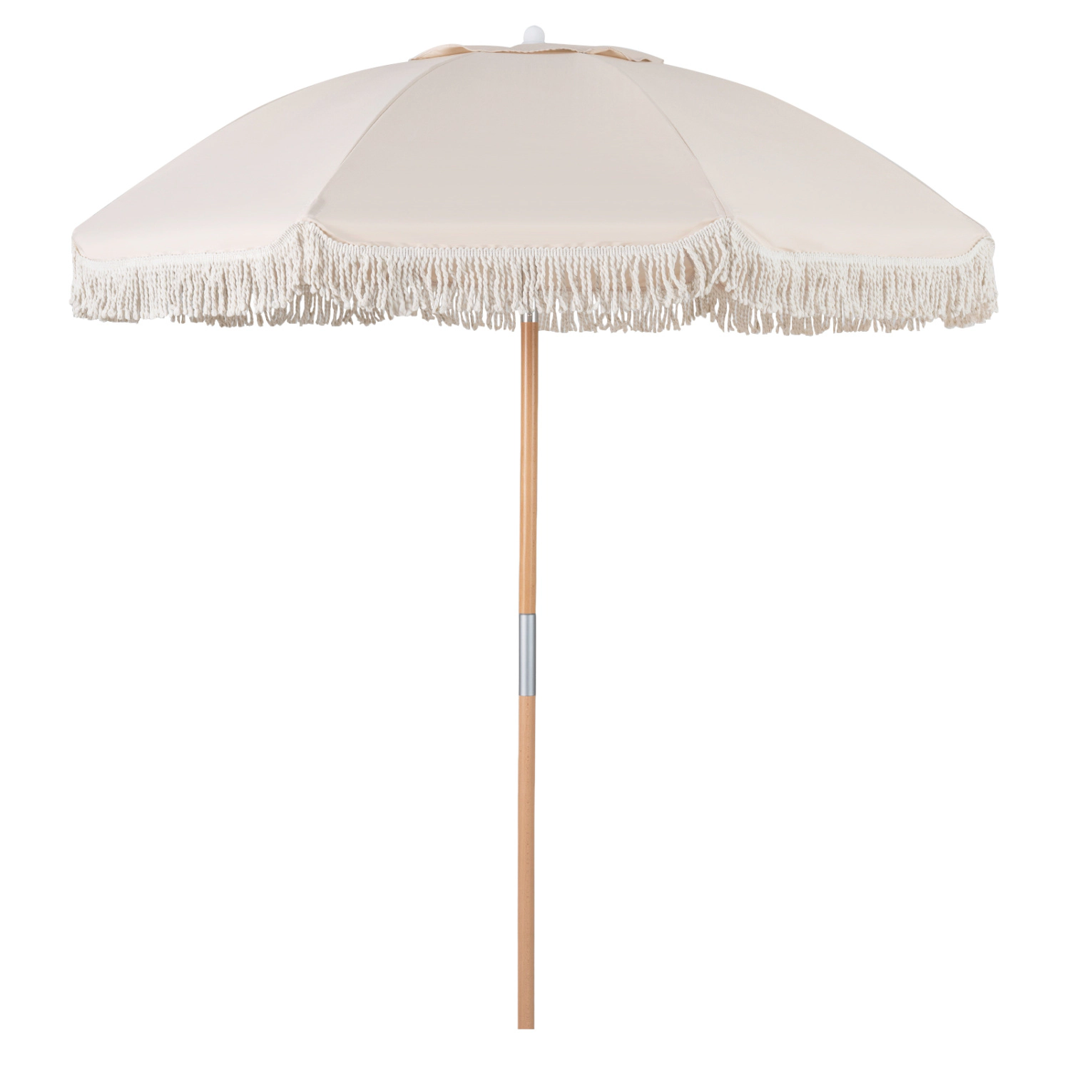 SlickBlue 6 FT Outdoor Patio Umbrella with Tilt Function and Tassel Design