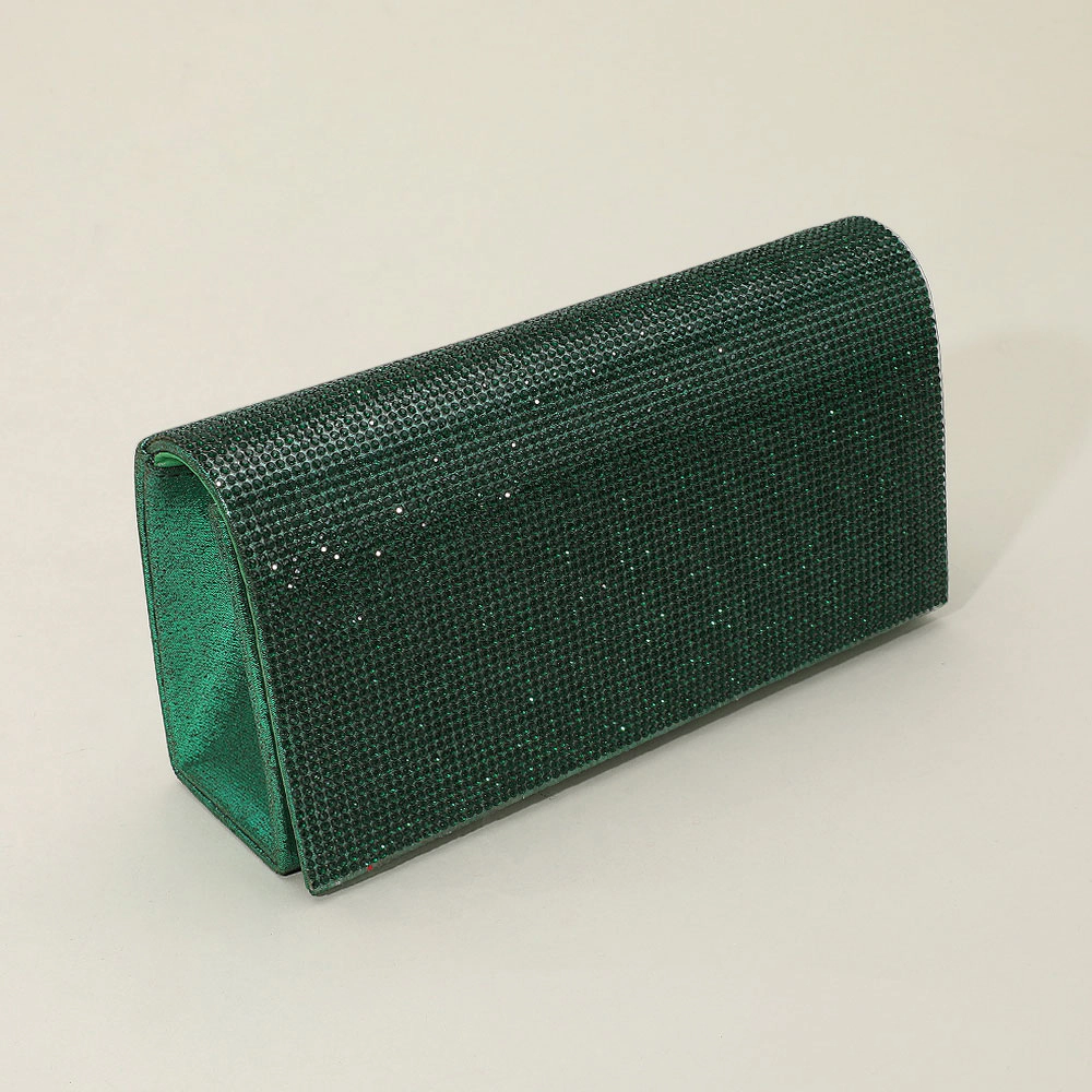 FASHNZFAB Bling Studded Box Evening Bag / Clutch / Crossbody Bag