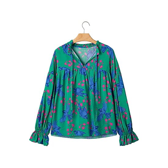 Threaded Pear Diane Half Sleeve Shift Blouse