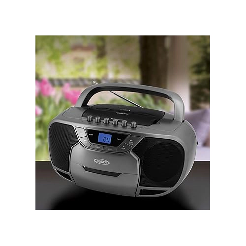 Jensen Portable Bluetooth CD Stereo System with AM/FM Radio & USB CD-590