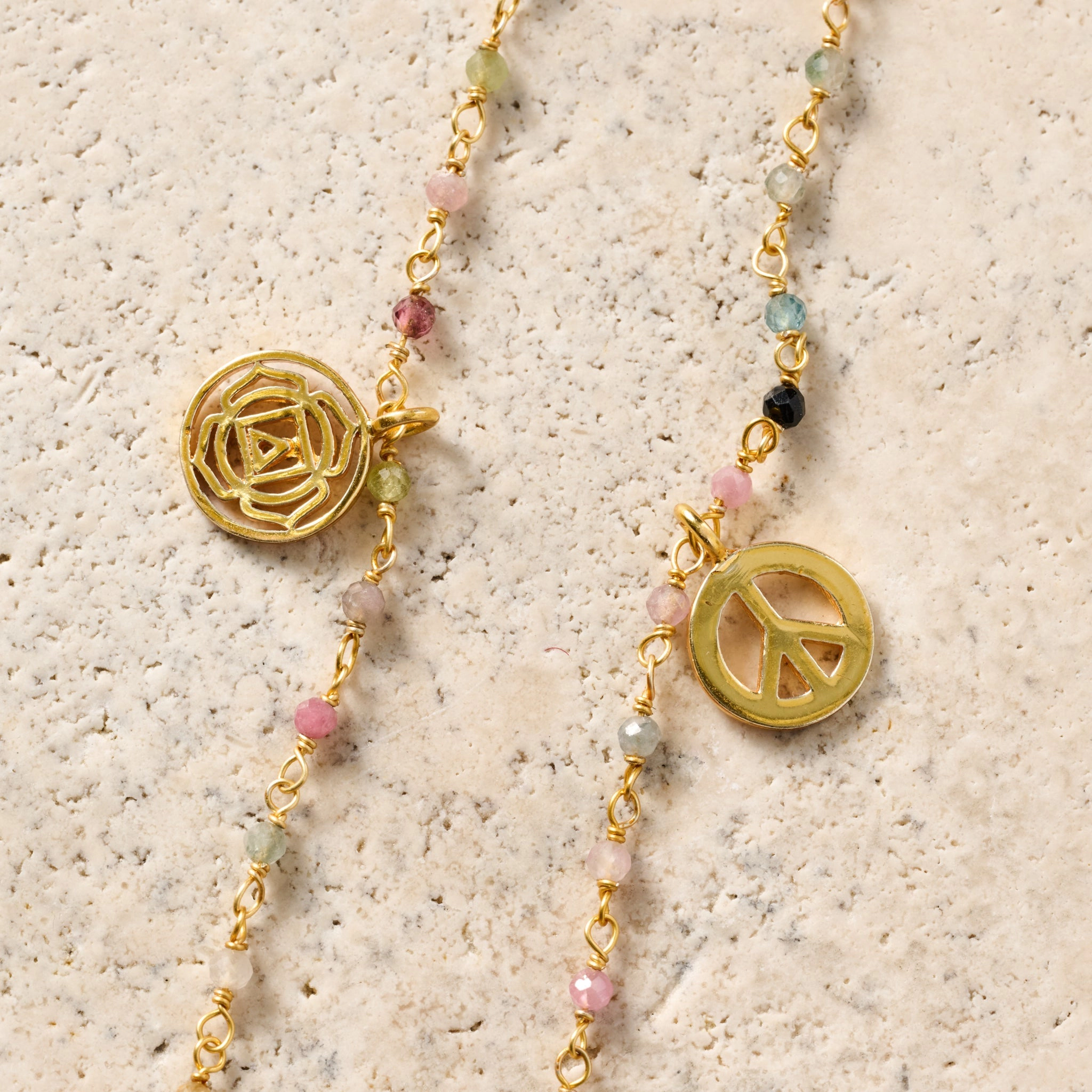 Ten Thousand Villages Good Fortune Charm Necklace