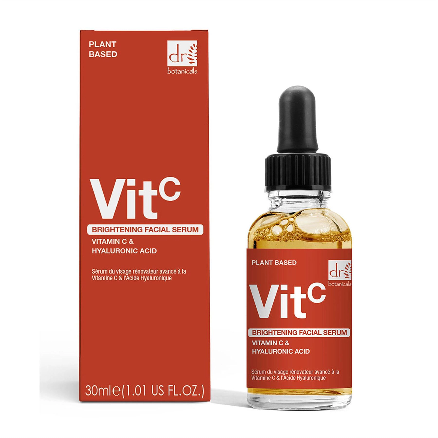 Dr. Botanicals Brightening Facial Serum 5% Vitamin C 2% Hyaluronic Acid 30ml