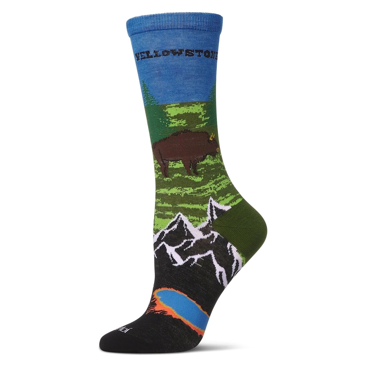 MeMoi Women's Yellowstone Rayon From Bamboo Crew Socks