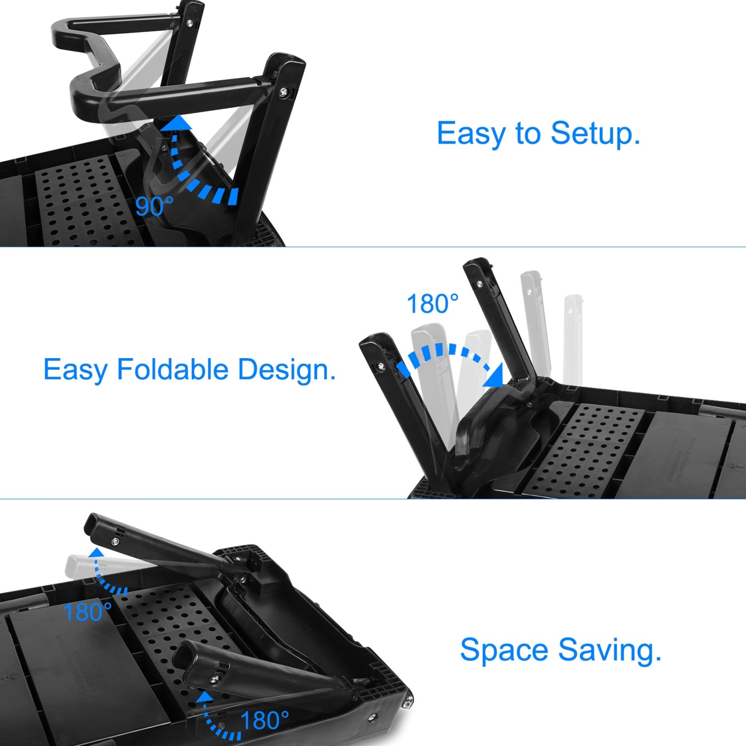 GBruno Adjustable Laptop Table With Cooling Fan