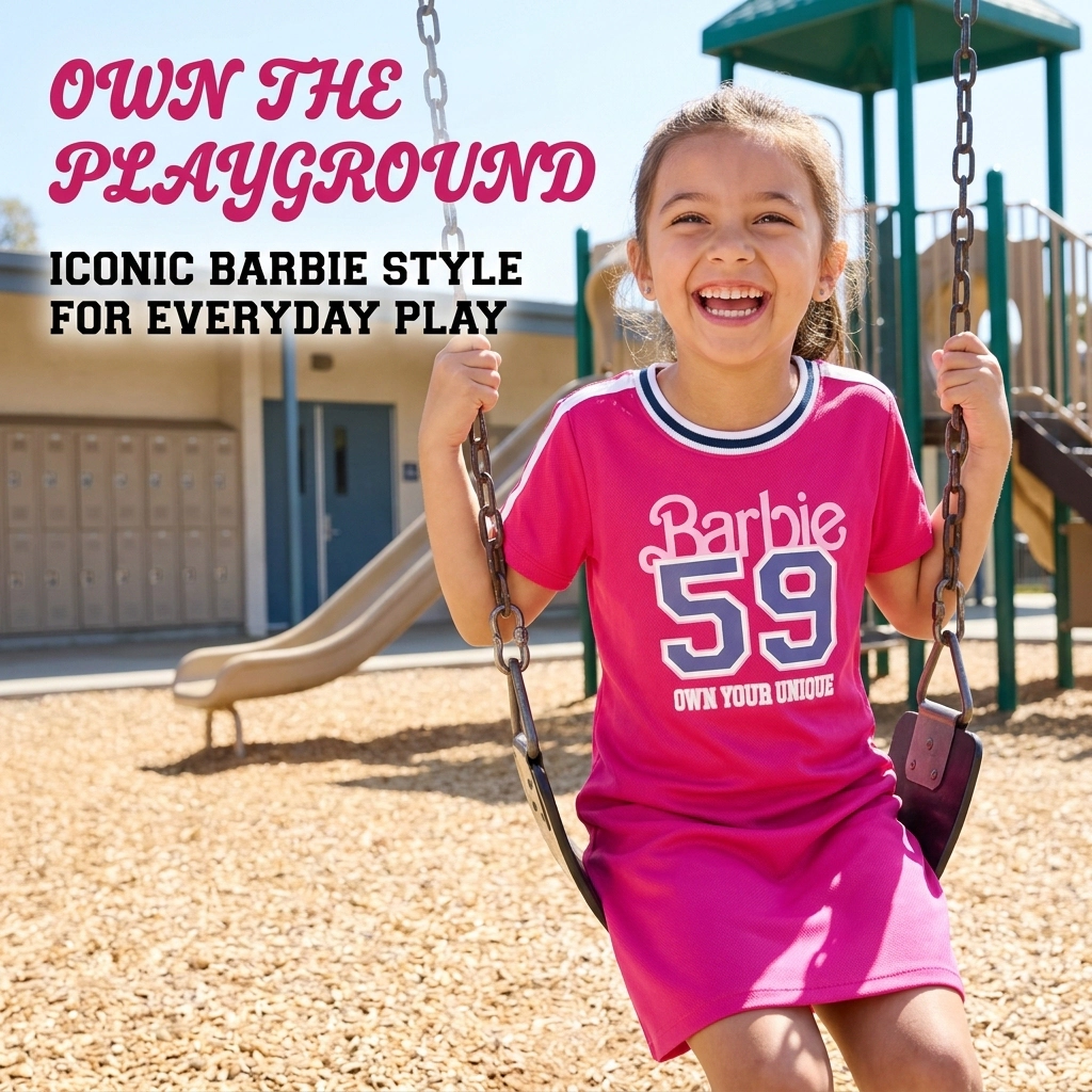 Barbie Girls' Athletic Varsity Dress