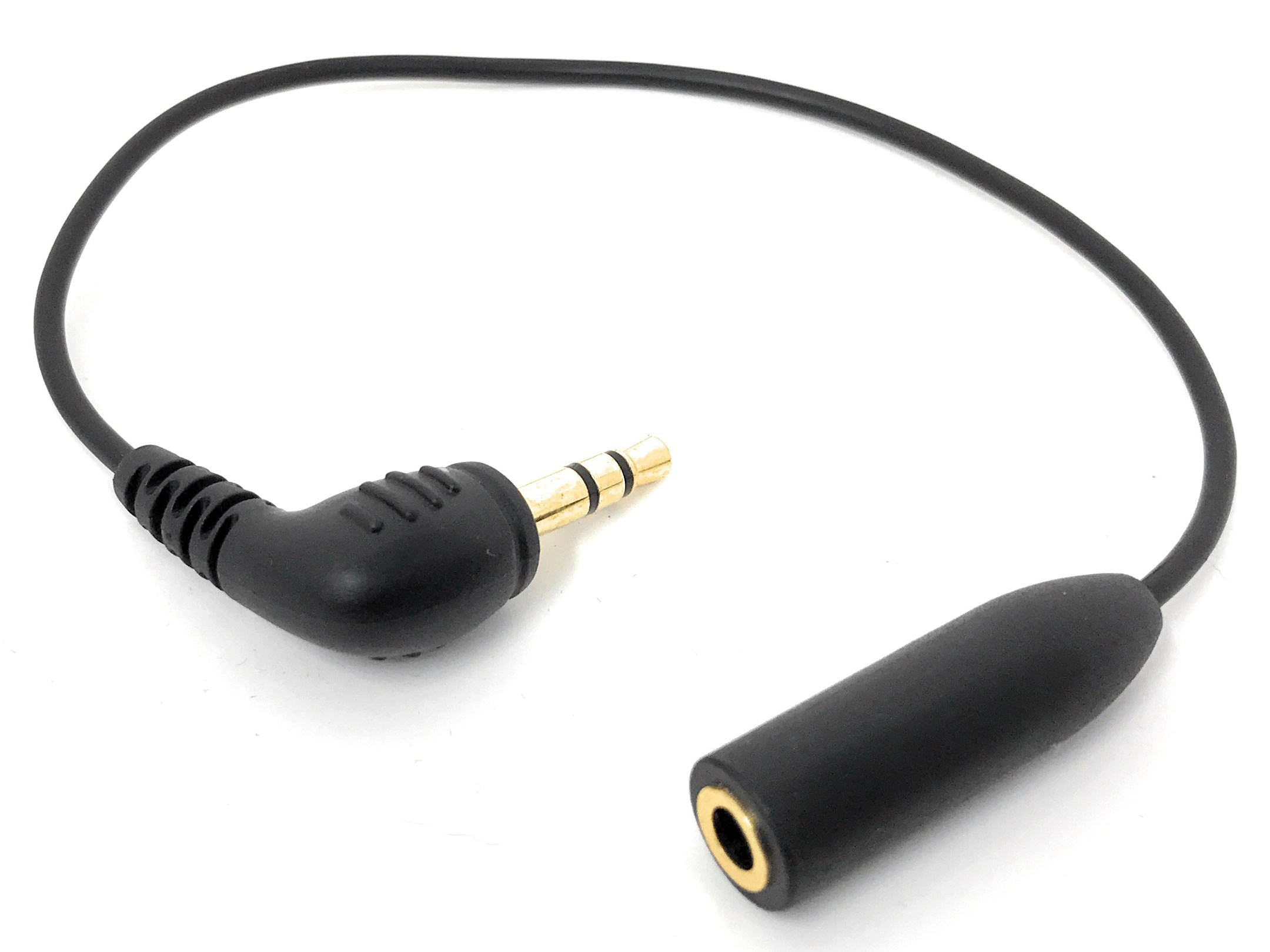Movo MC4 TRRS to TRS Adapter - 3.5mm (Female) TRRS Microphone Adapter Cable to 3.5mm TRS (Male) for Cameras