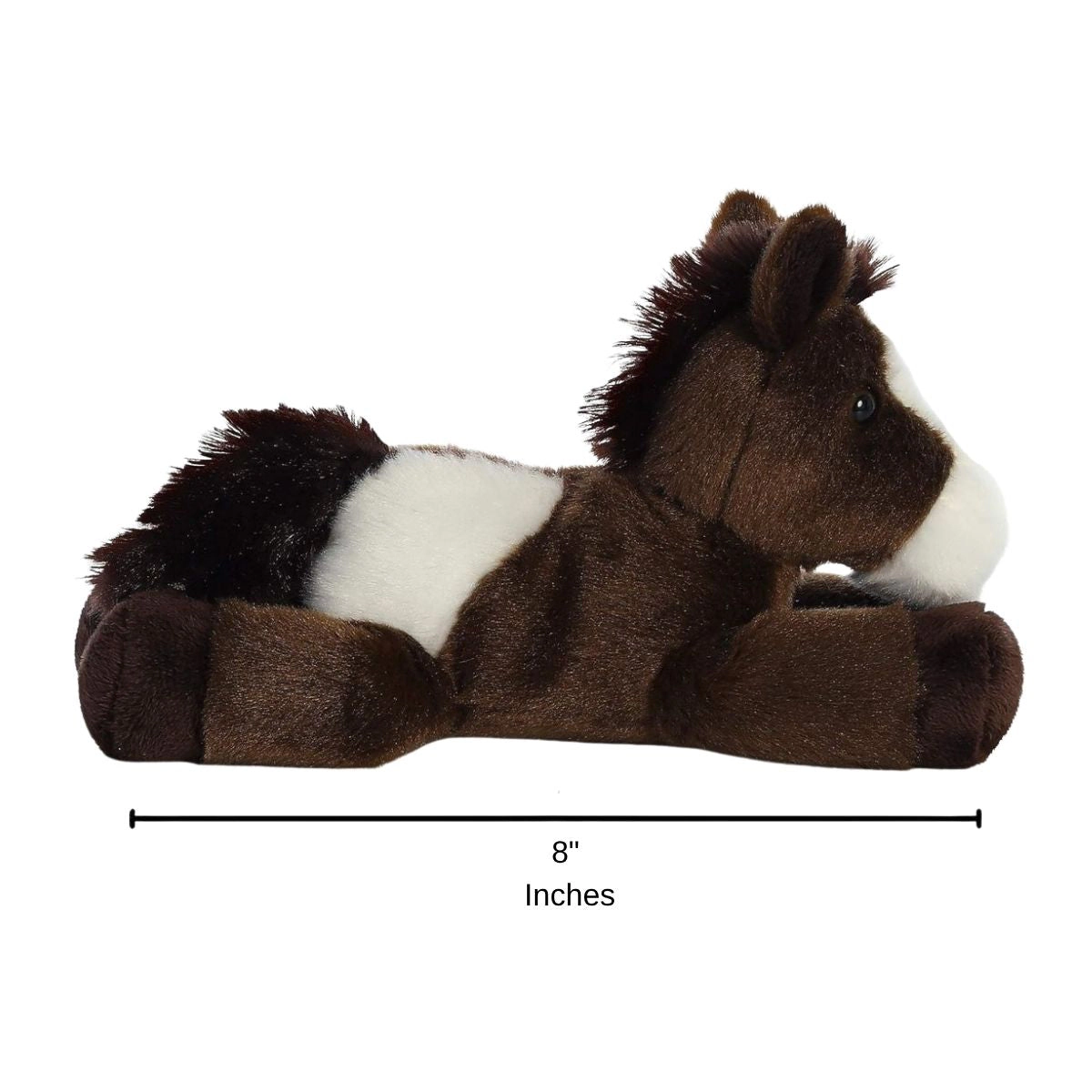 Aurora Mini Flopsie Paint the Pinto Horse 8-Inch Stuffed Animal Plush
