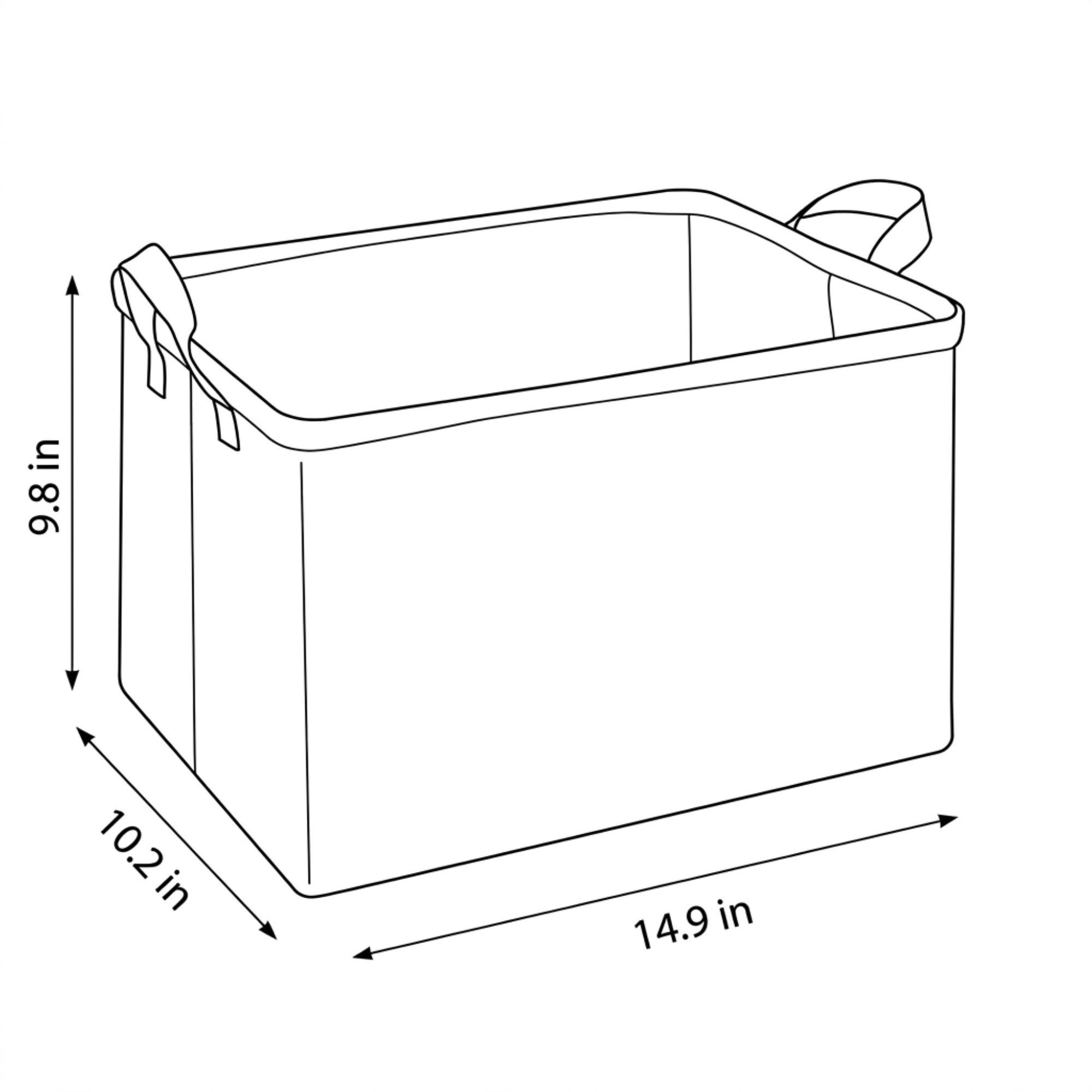 Alilang Foldable Fabric Storage Organizer Basket