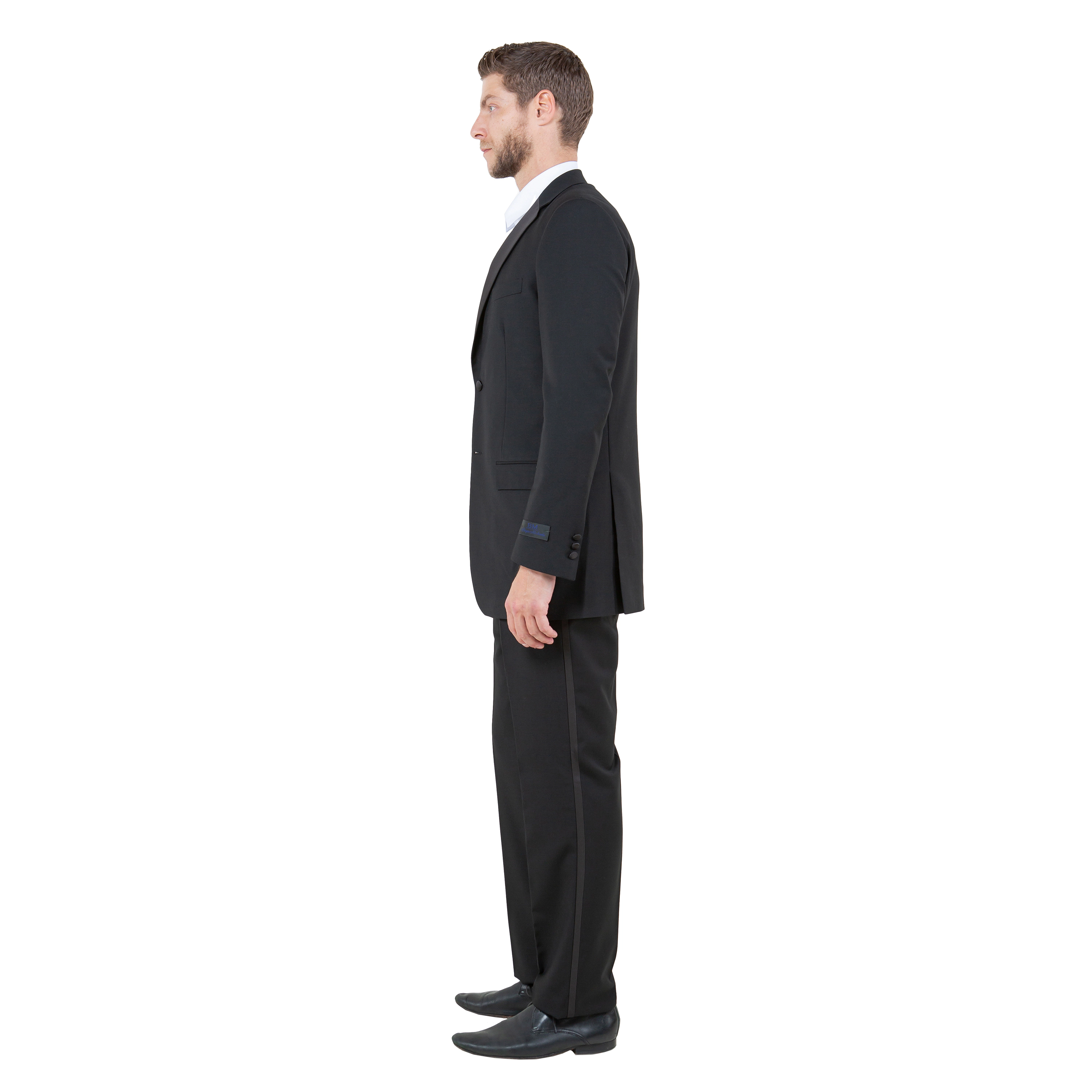 Bryan Michaels Mens 2pc Tuxedo Set w/ Satin Notch Lapel, Slim Fit
