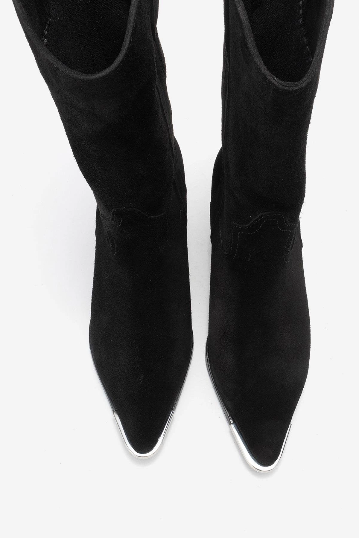 Forever & Always Womens Alvi Leather Western Boots