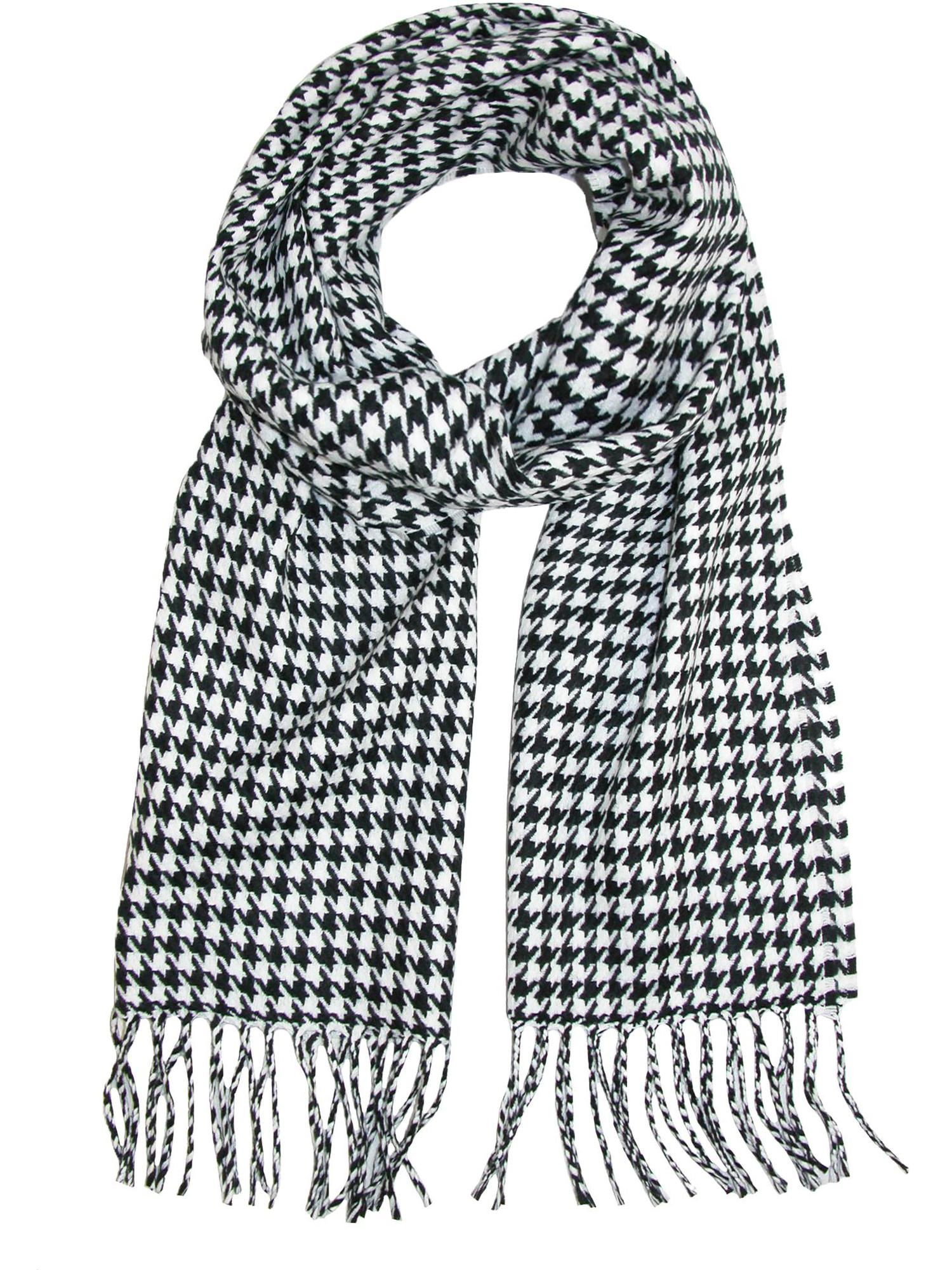 David & Young Softer Than Cashmere Houndstooth Winter Scarf
