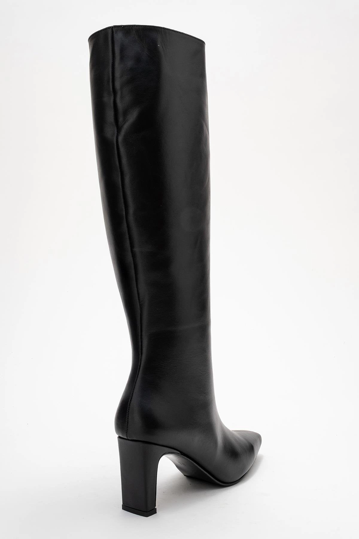 Forever & Always Womens Velencia Leather Knee High Boots