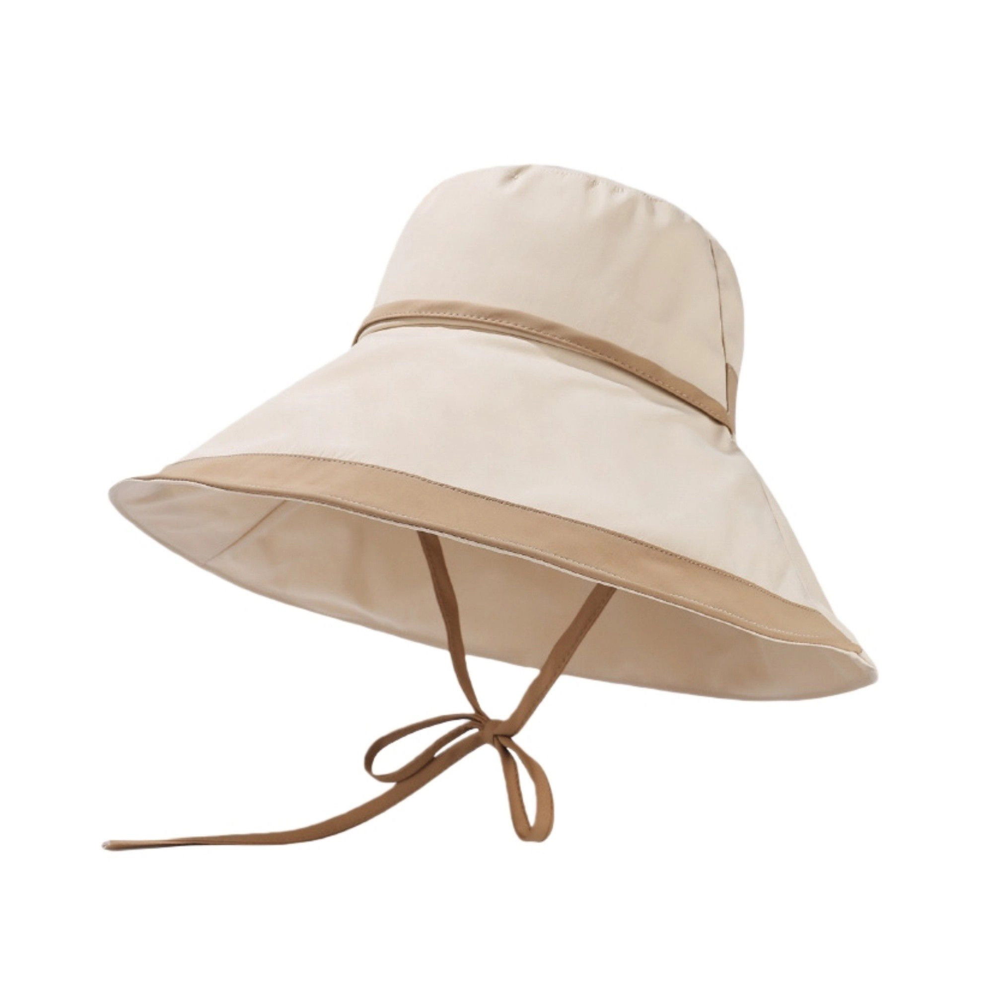 Anna-Kaci Women's Wide Brim Soft Sun Hat with Tie Strap Lightweight Casual Headwear