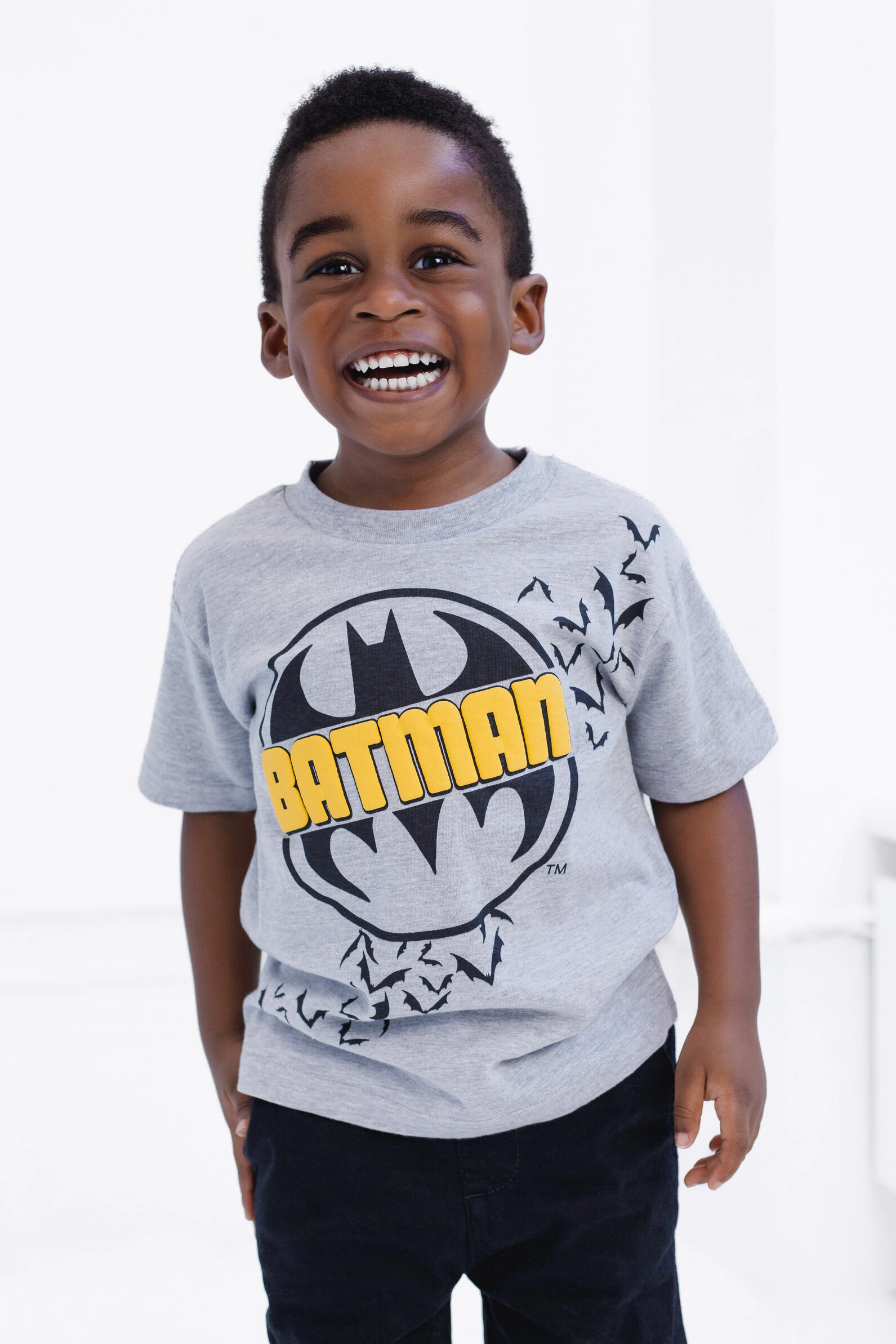 DC Comics Justice League Batman Boys' Short Sleeve T-Shirt 3-Pack