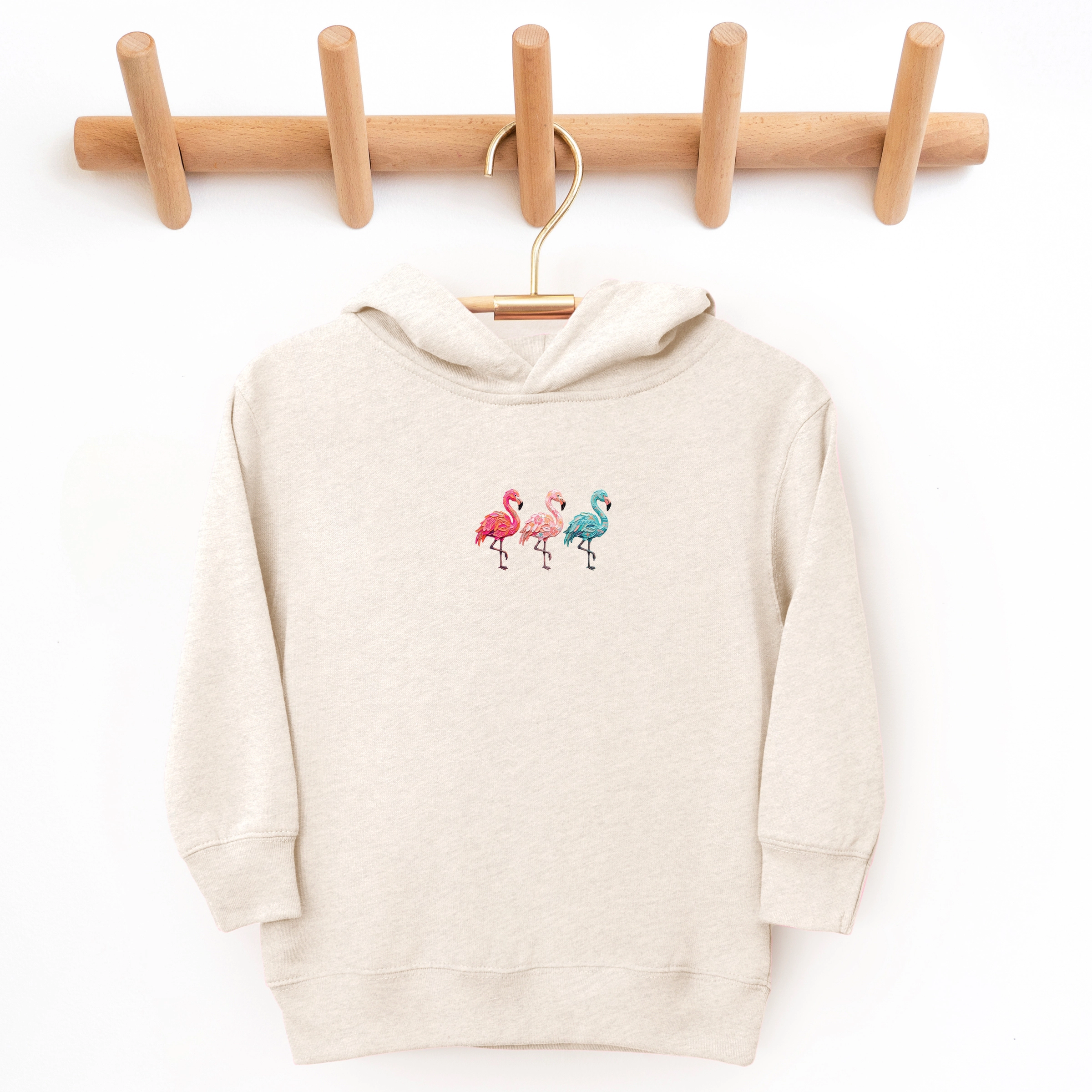 The Juniper Shop - Three Flamingos Toddler Hoodie