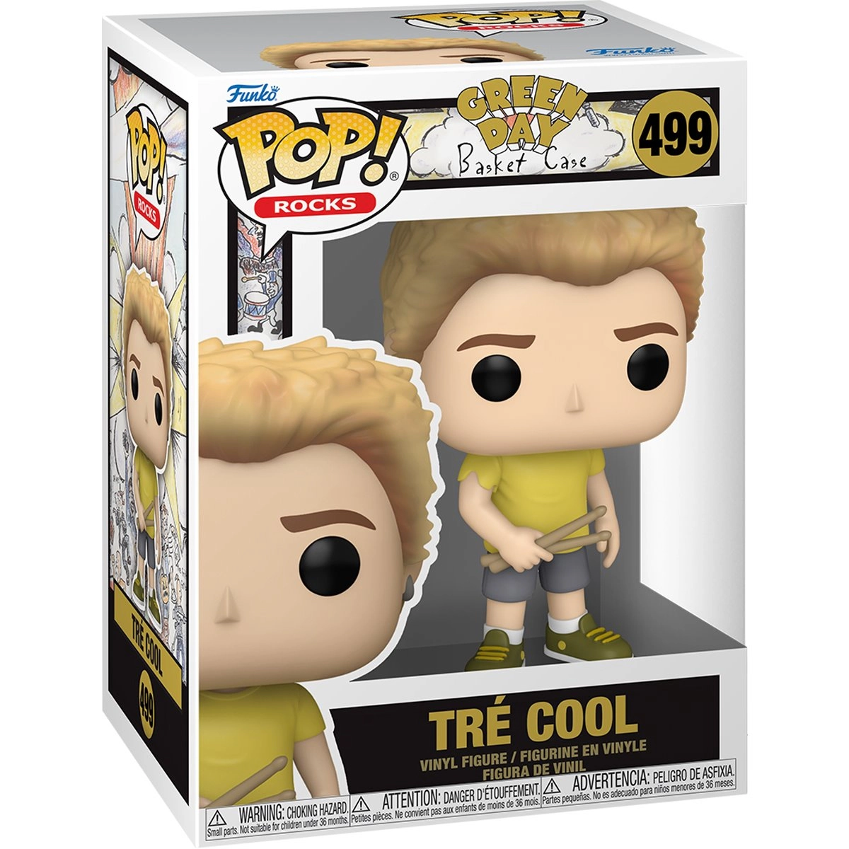 Funko Pop! Green Day (Basket Case): Tre' Cool #499