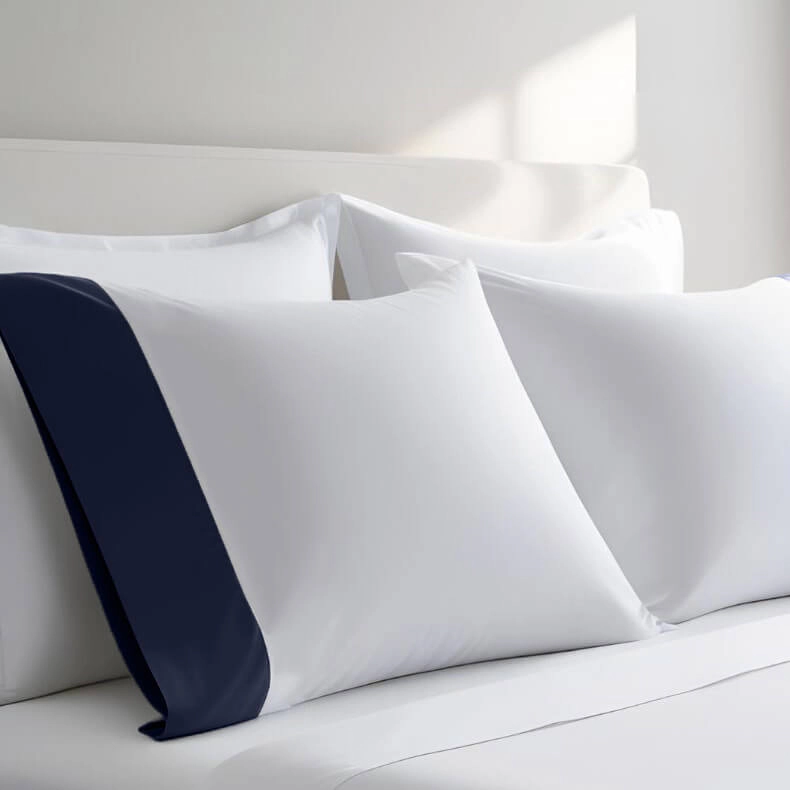 Egyptian Linens 608 Thread Count Cotton Cuff Pillowcase Set