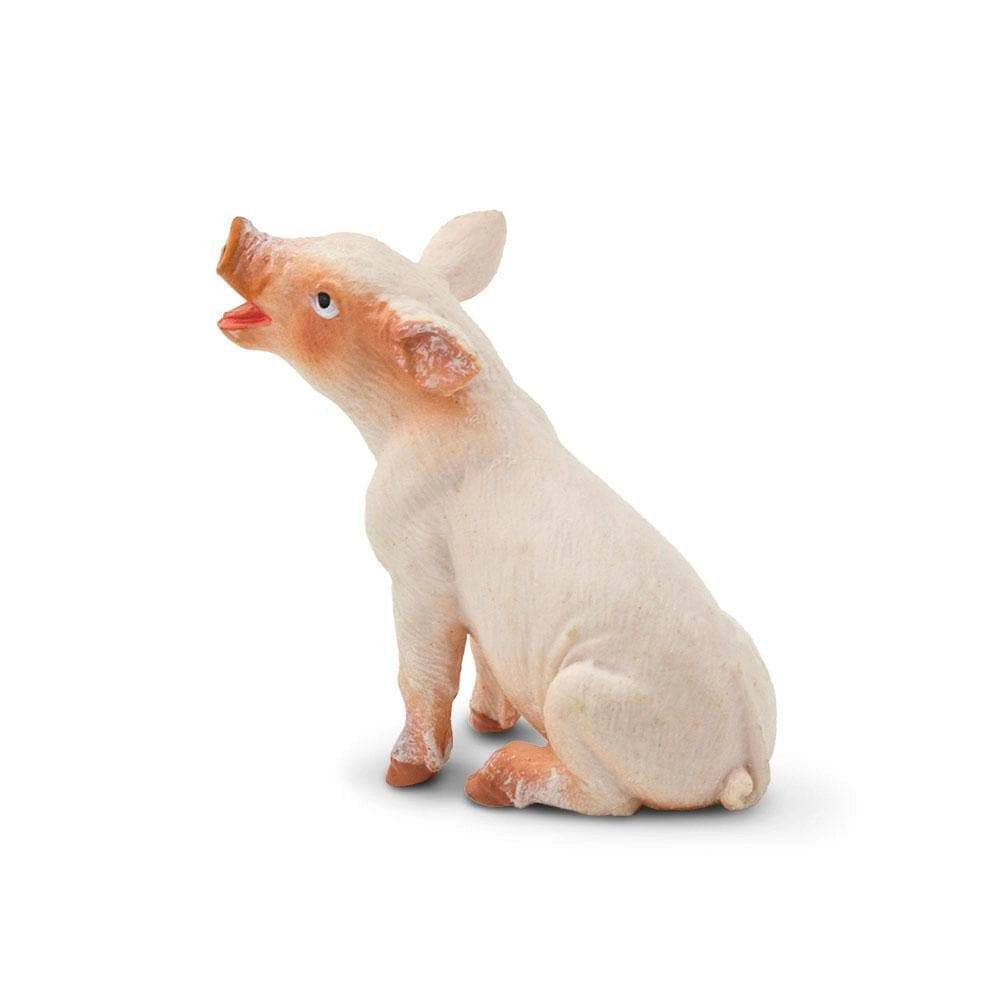 Safari Ltd. - Sitting Piglet Kids Toy Figure