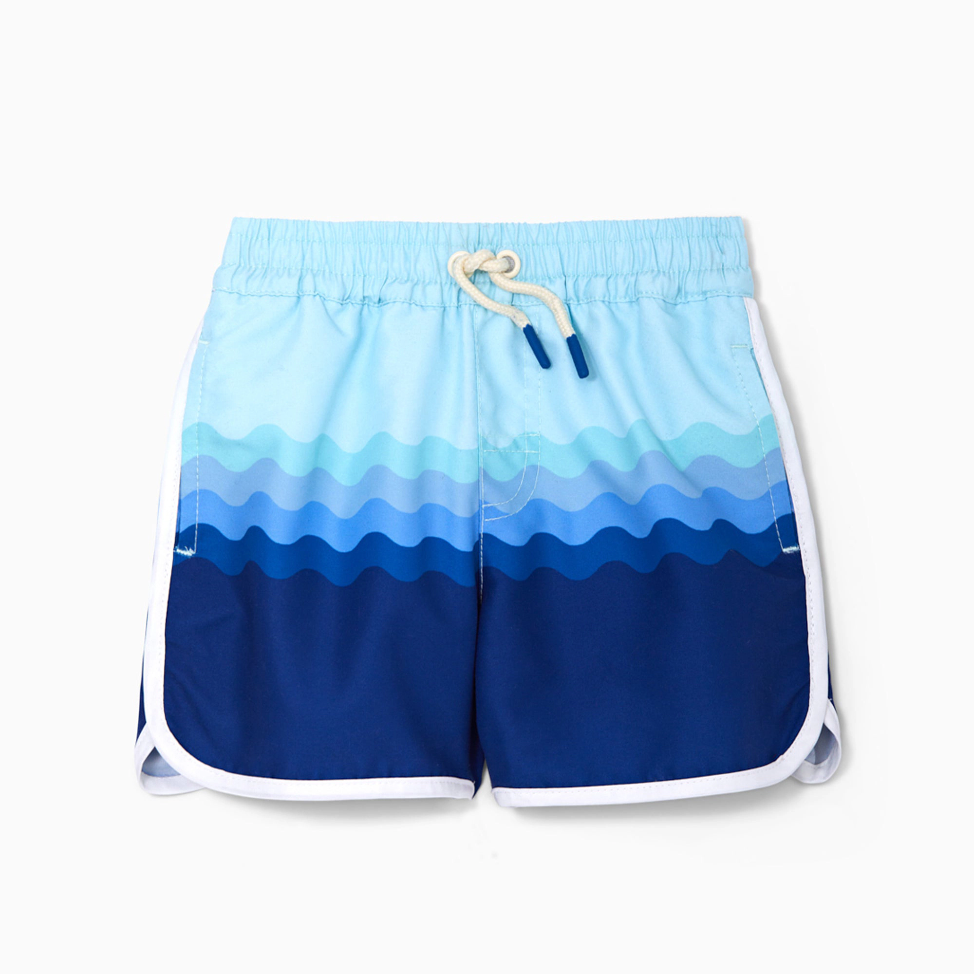 Rockets of Awesome Wavy Swim Trunk For Baby Boy