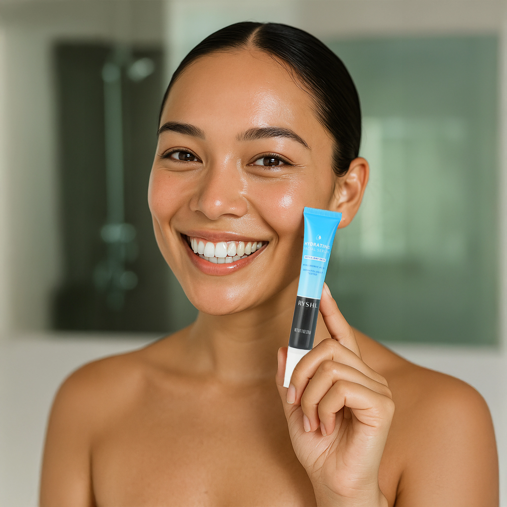 Pursonic Unisex Hydrating Skincare Serum with Hyaluronic Acid for Deep Moisture & Dry Skin Facial Treatment