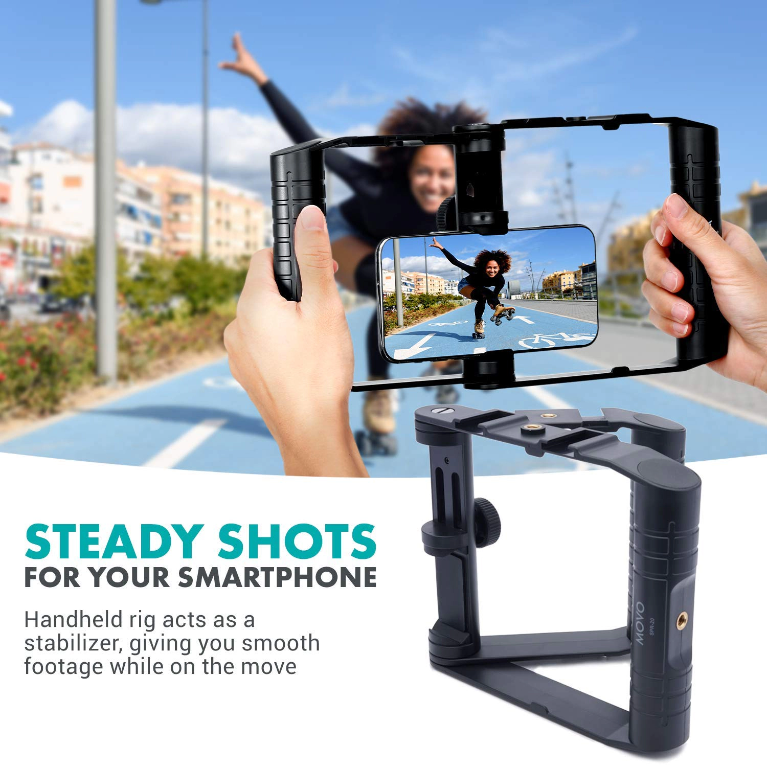 Movo SPR-20 Foldable Smartphone Video Rig Cage