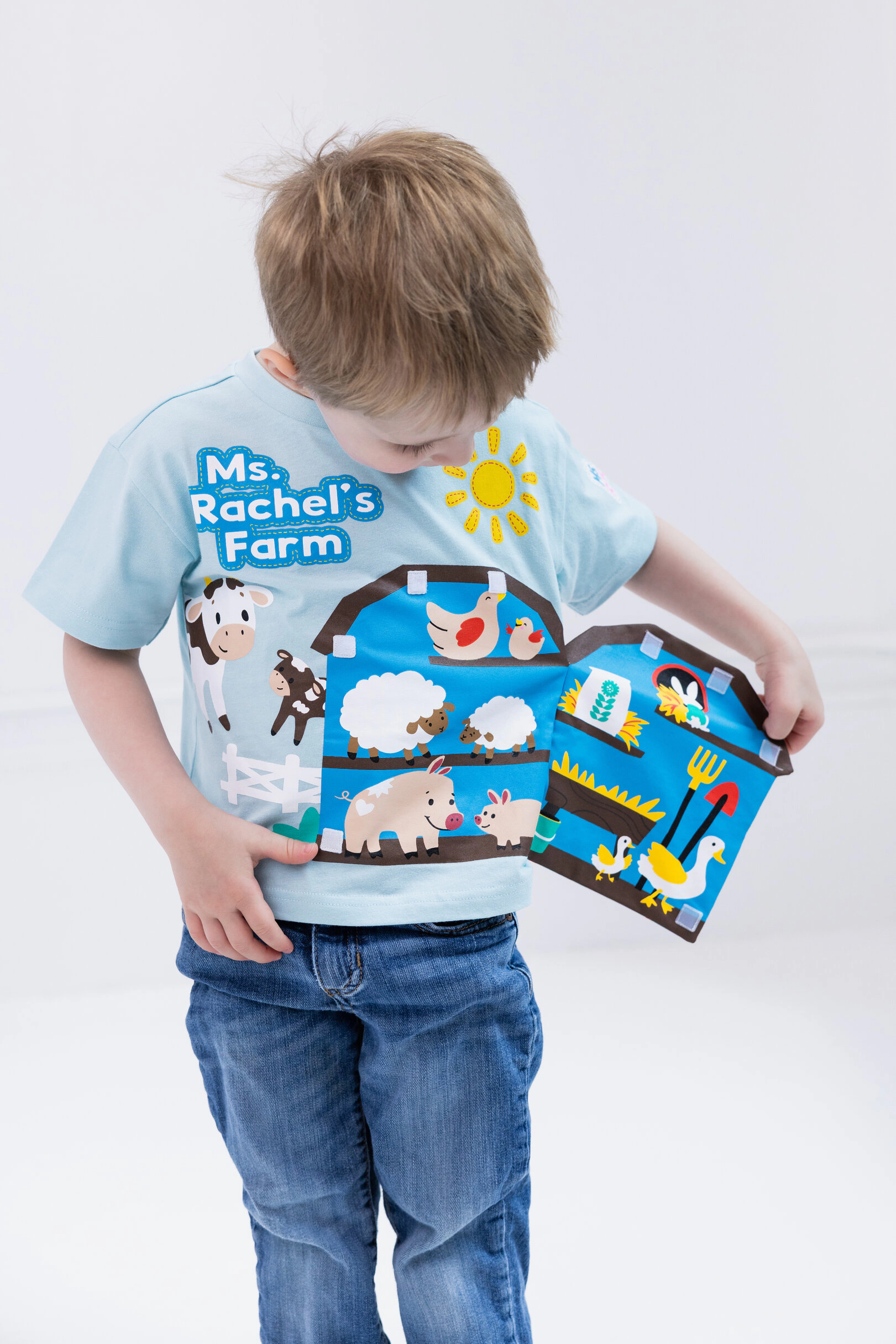 Ms. Rachel Short Sleeve T-Shirt  with 3D Flap