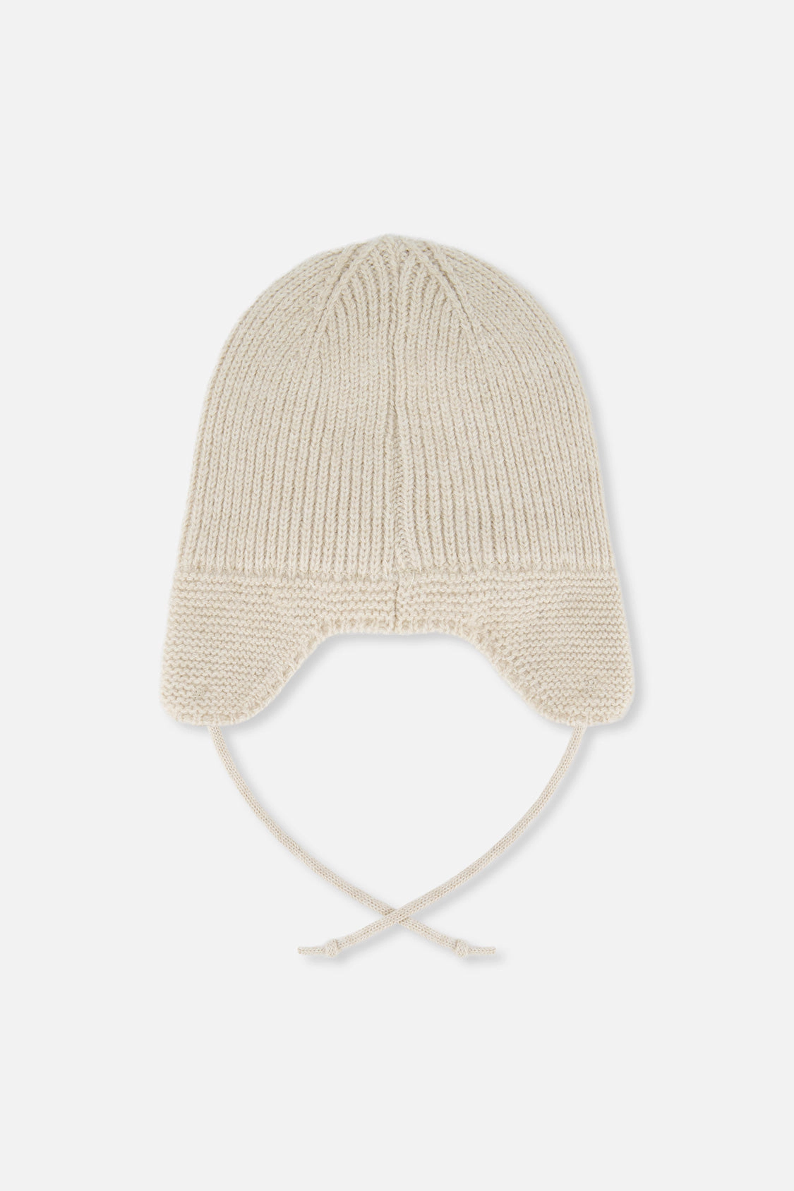 Deux par Deux Unisex Winter Knit Hat with Ear Flaps and Strings
