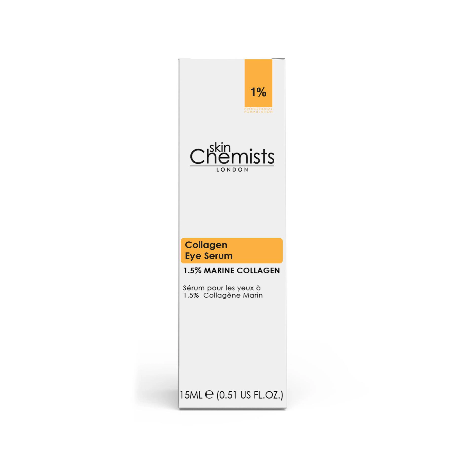 skinChemists Collagen Eye Serum 15ml - Anti-Aging for Loss of Firmness and Fine Lines