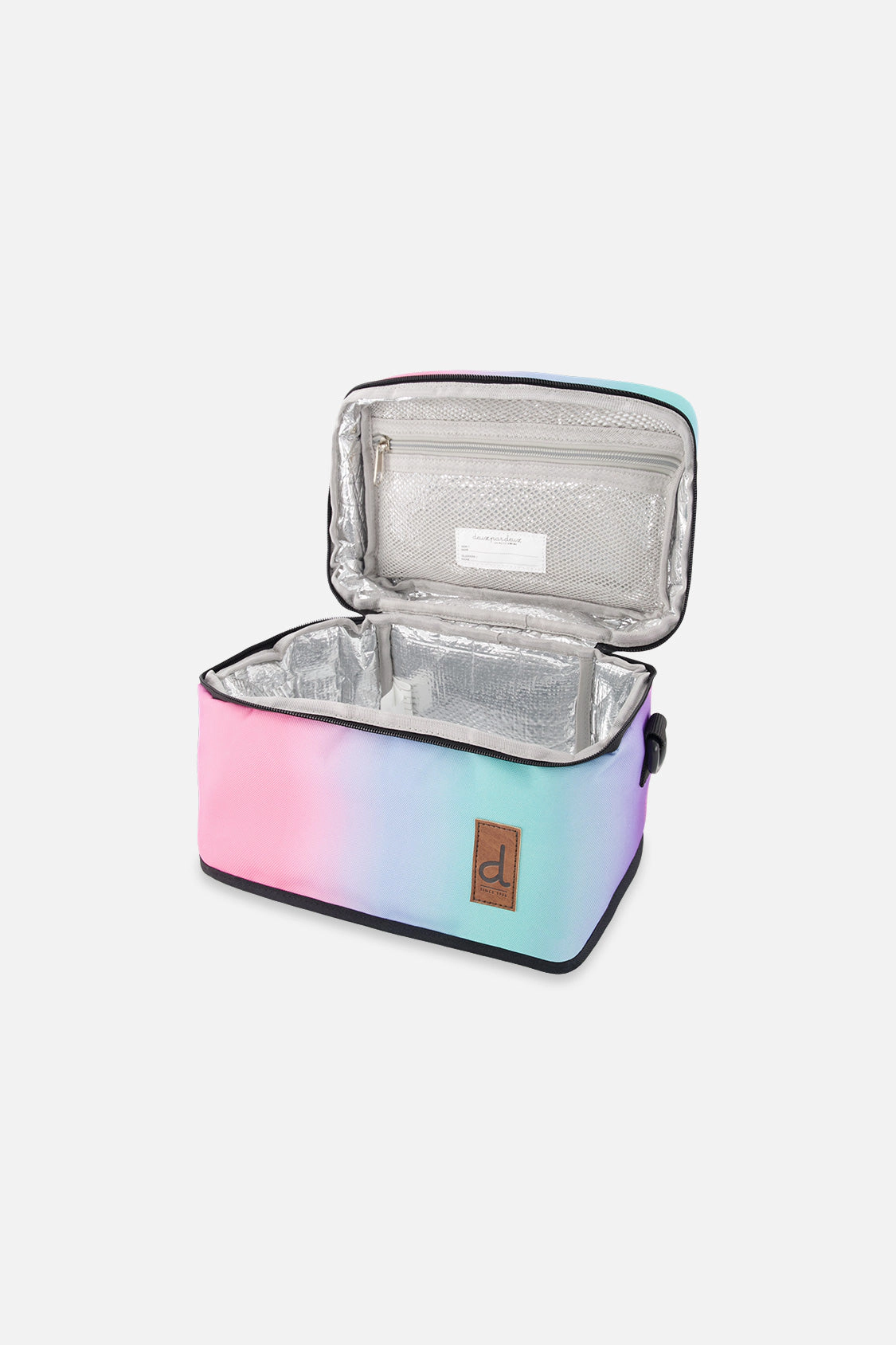 Deux par Deux Girls Insulated Gradient Lunch Box with Removable Shoulder Strap