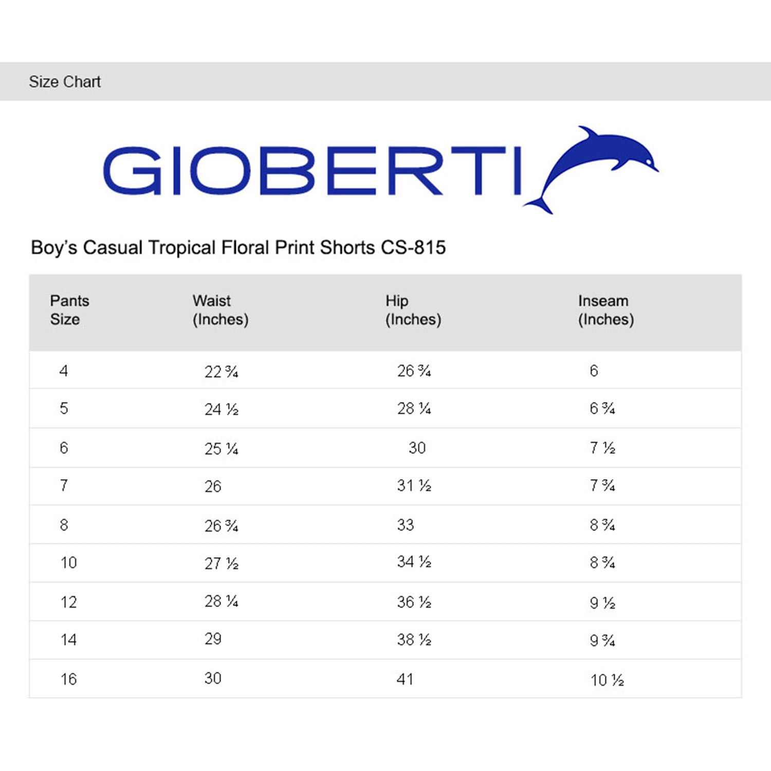 Gioberti Boy's Casual Tropical Print Shorts