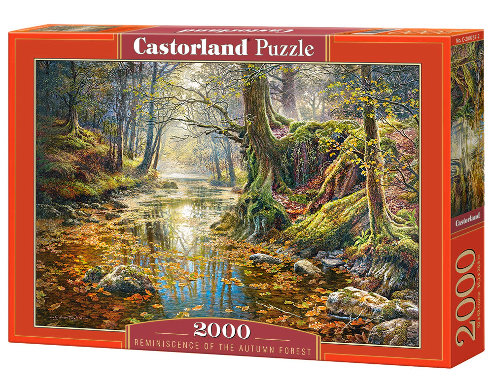 CASTORLAND 2000 Piece Jigsaw Puzzles, Reminiscence of the Autumn Forest, Nature puzzles, C-200757-2