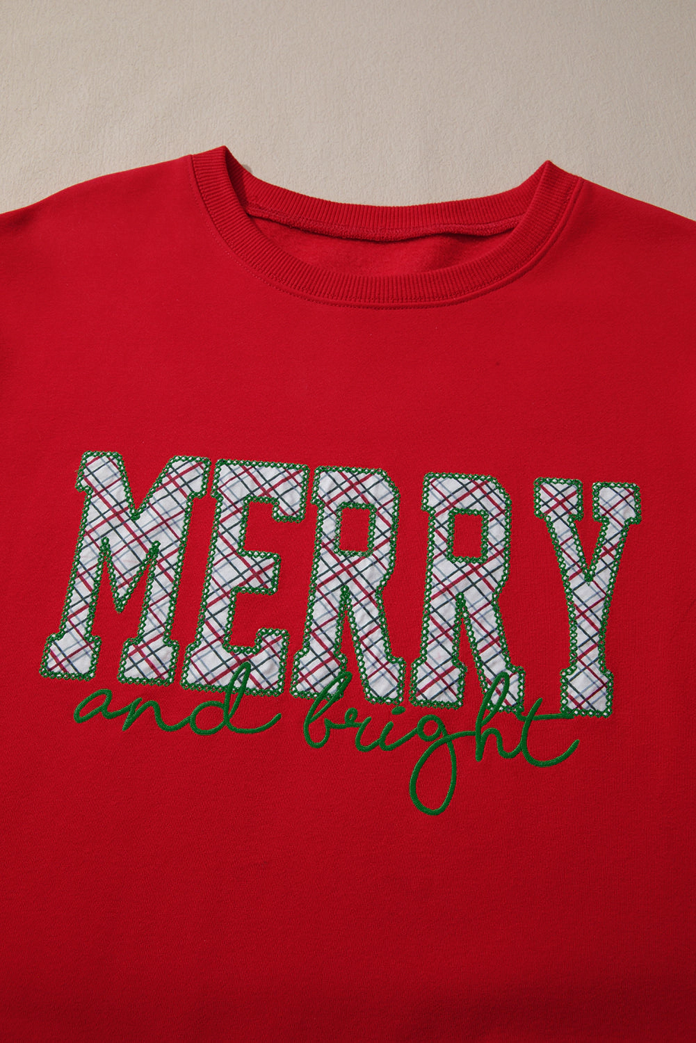 Threaded Pear Women's Paulina Bow Decor Christmas Sweatshirt