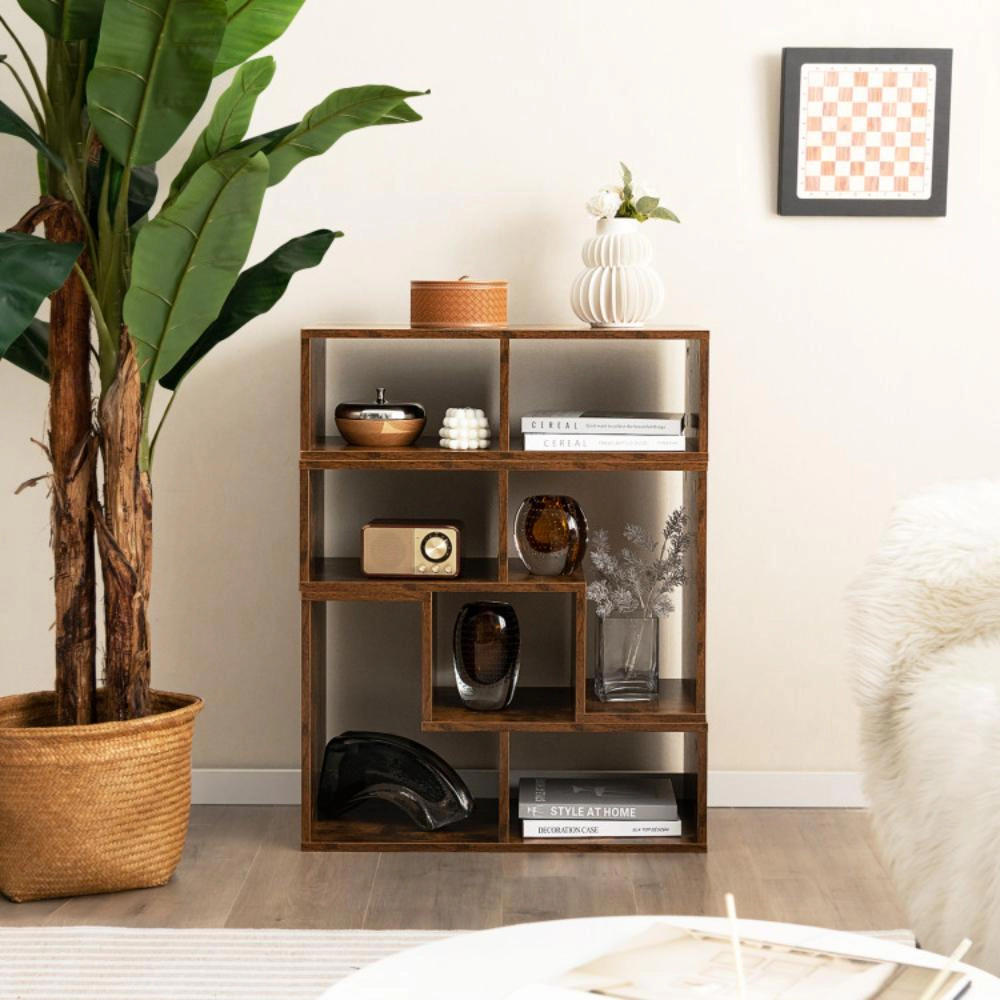 Hivvago 3 Pieces Adjustable Tv Stand For Tvs Up To 65 Inch With Shelves